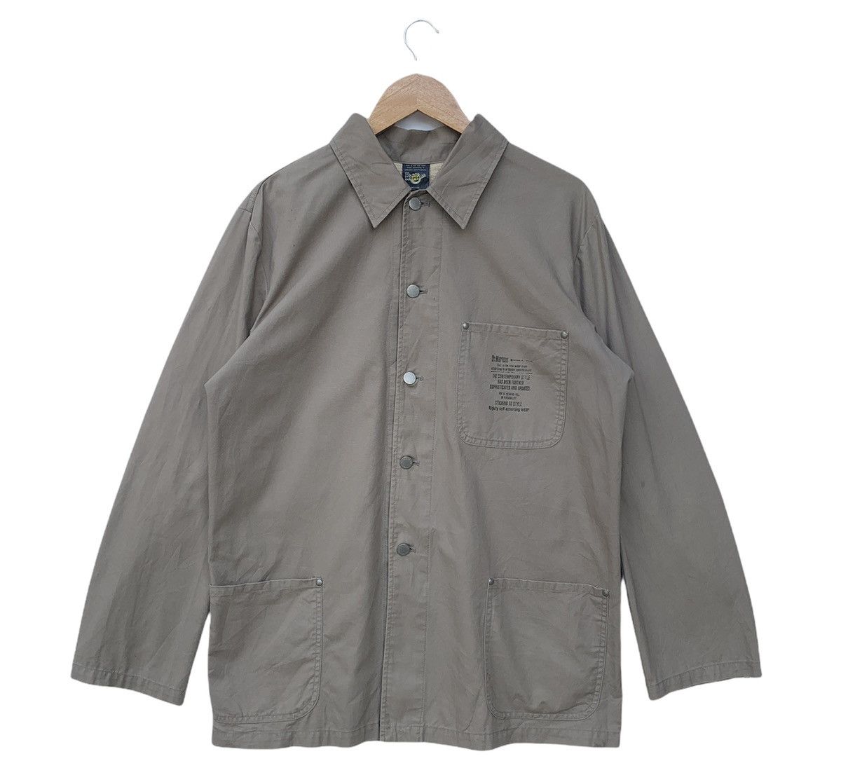 Dr. Martens × Vintage Vintage Dr Martens Button Up Jacket Size US L / EU 52-54 / 3 - 1 Thumbnail