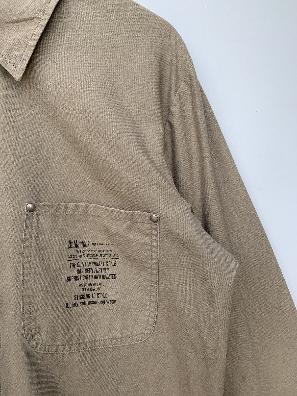 Dr. Martens × Vintage Vintage Dr Martens Button Up Jacket Size US L / EU 52-54 / 3 - 2 Thumbnail