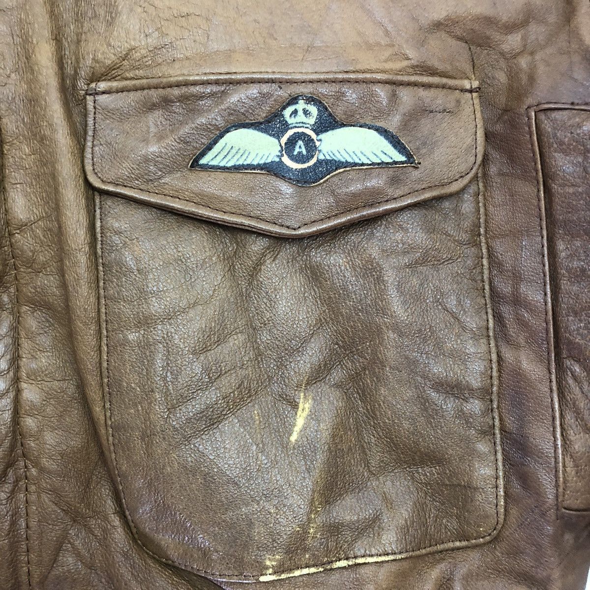 Avirex × Vintage Vintage Avirex Air Command Leather jacket Size US XL / EU 56 / 4 - 14 Thumbnail