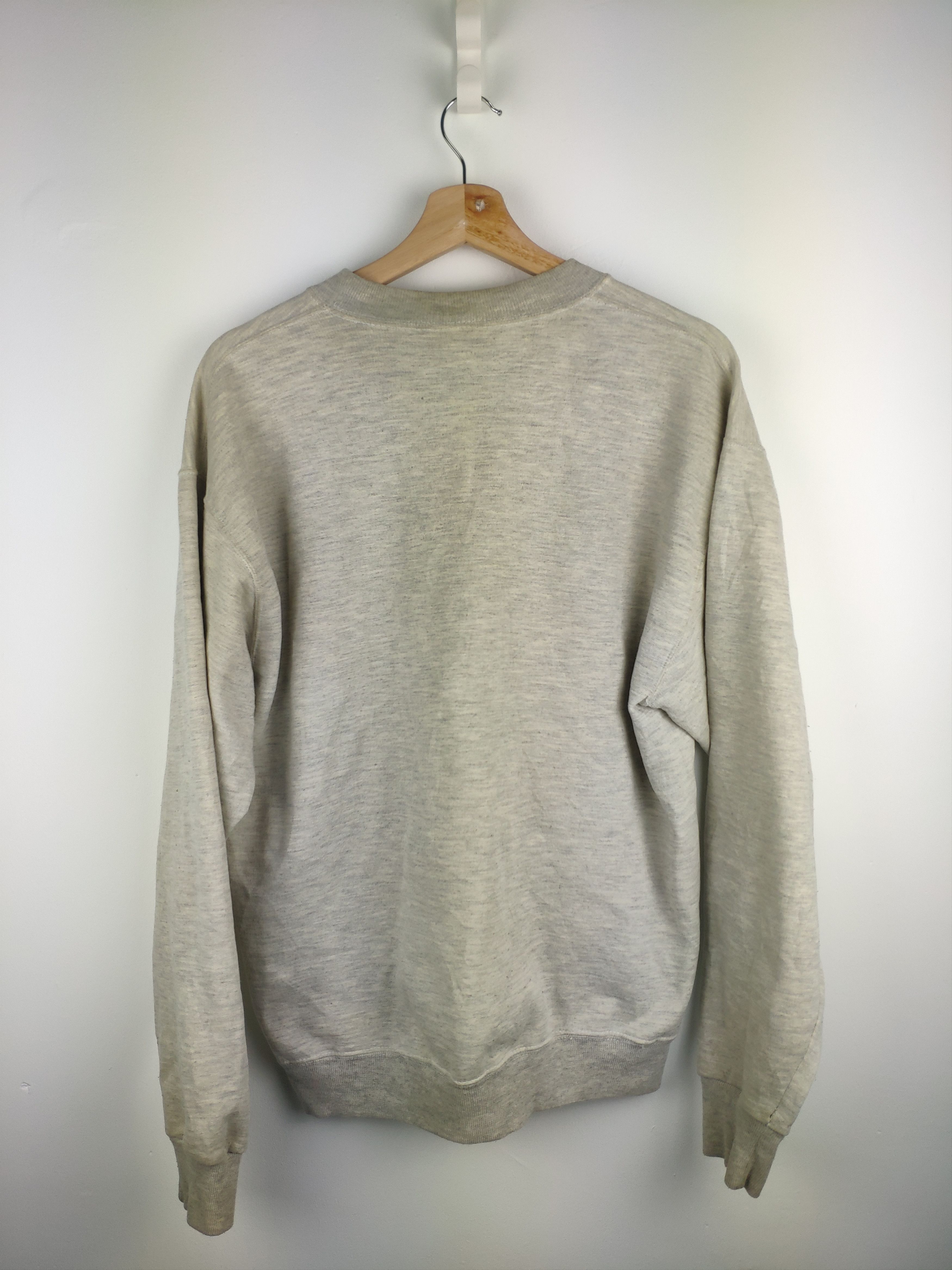 Jerzees × Vintage Vintage Jerzees Sweatshirt Army Crewneck Size US M / EU 48-50 / 2 - 6 Thumbnail