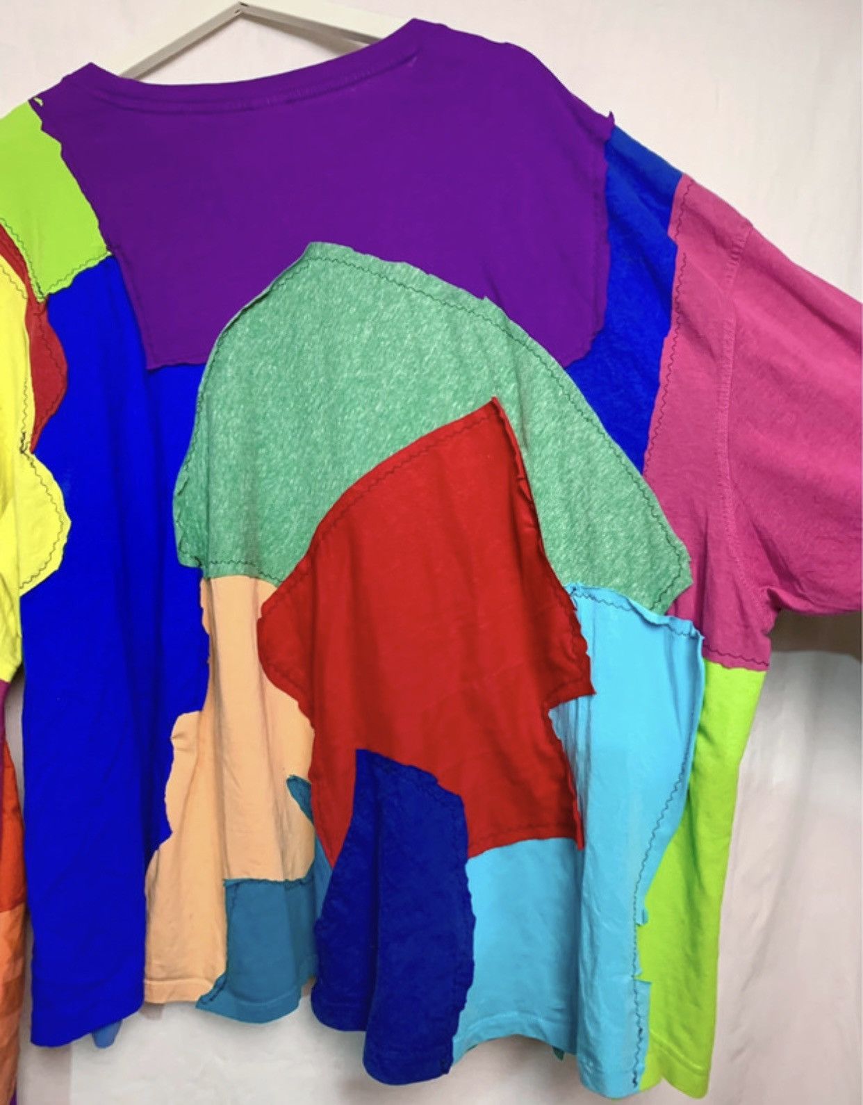 Vintage Patch -Work grail long tee custom 1 of 1 archive drip drill Size US XL / EU 56 / 4 - 9 Thumbnail
