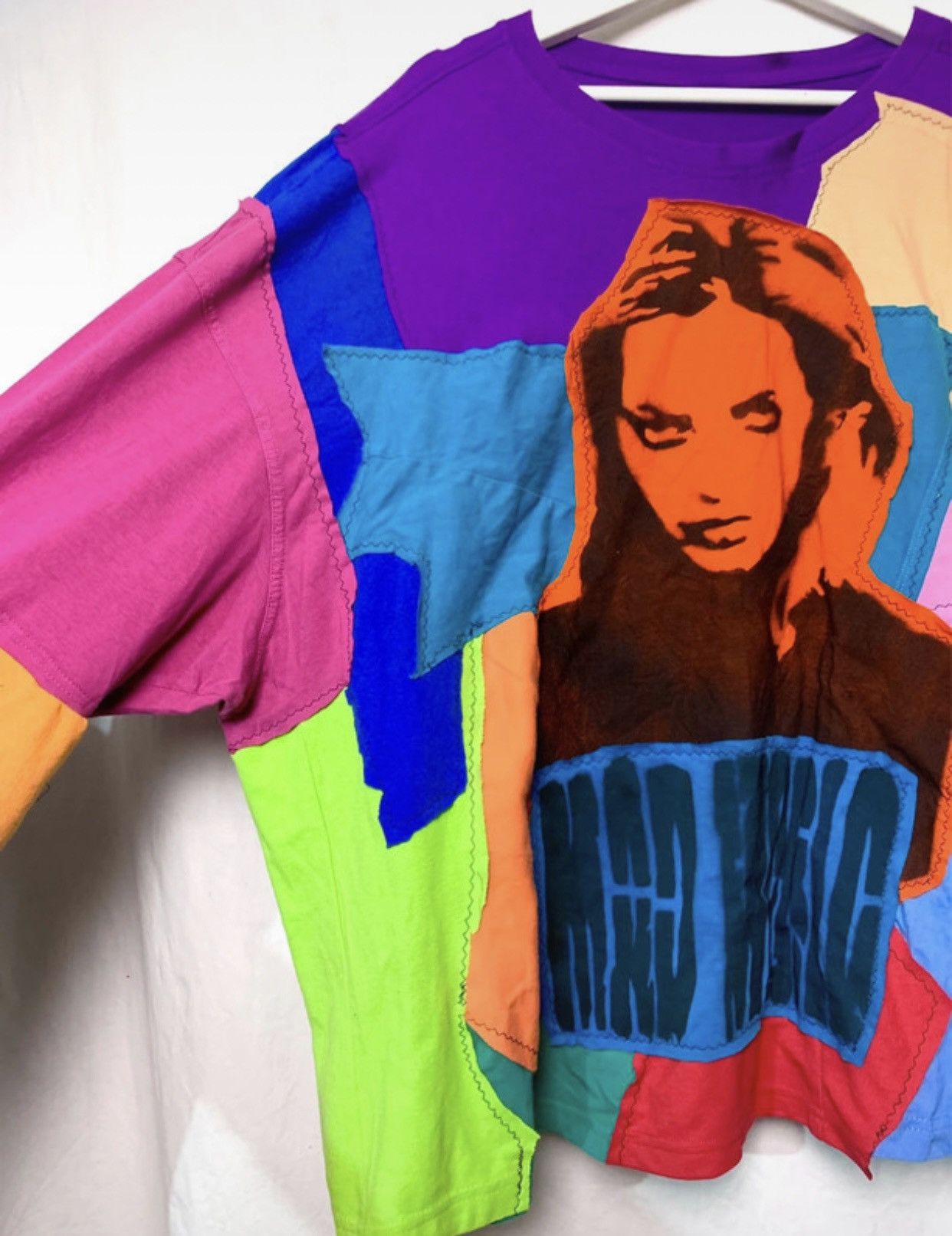 Vintage Patch -Work grail long tee custom 1 of 1 archive drip drill Size US XL / EU 56 / 4 - 6 Thumbnail