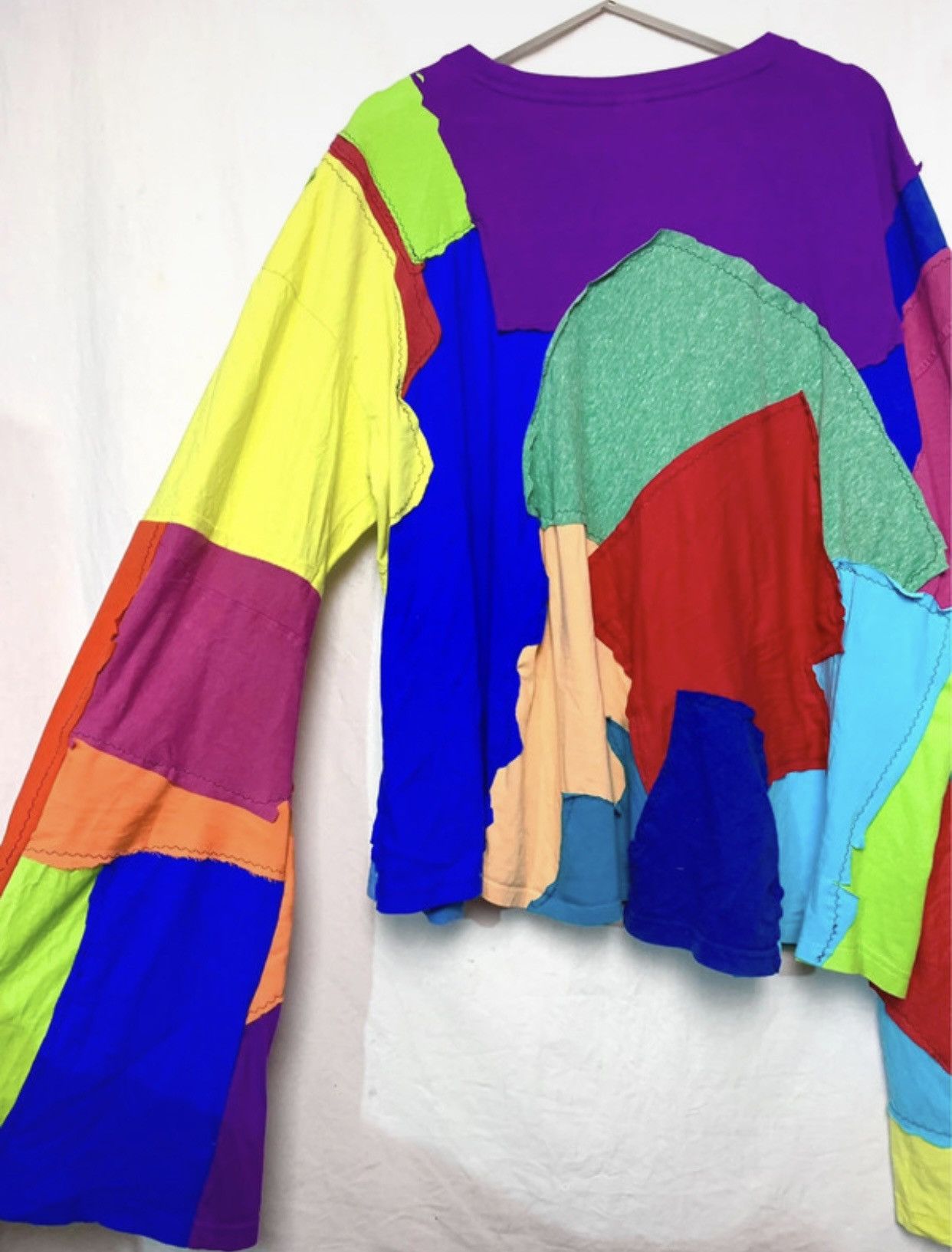 Vintage Patch -Work grail long tee custom 1 of 1 archive drip drill Size US XL / EU 56 / 4 - 7 Thumbnail