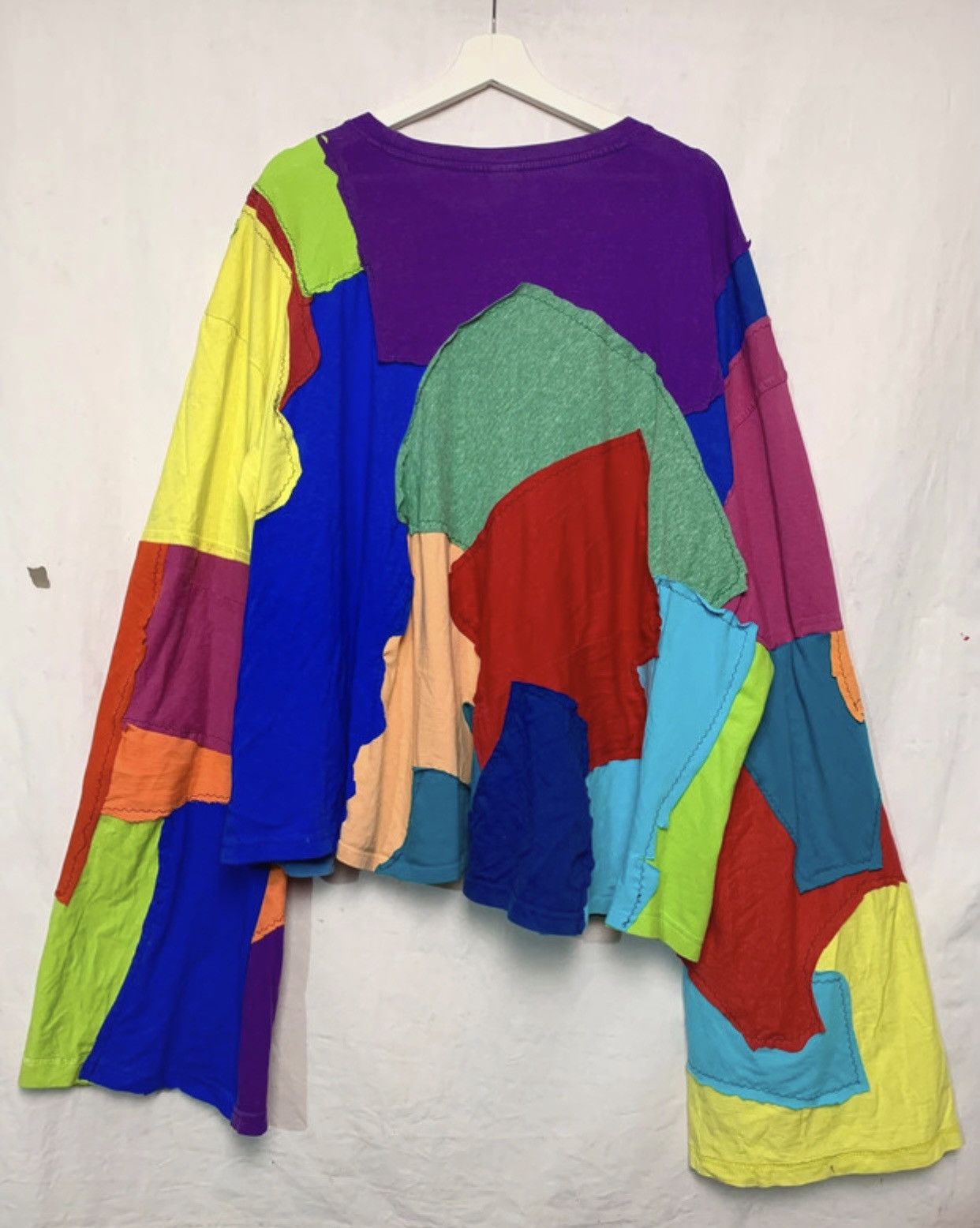Vintage Patch -Work grail long tee custom 1 of 1 archive drip drill Size US XL / EU 56 / 4 - 2 Thumbnail