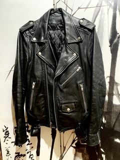 LEATHER JACKET 77 BLACK