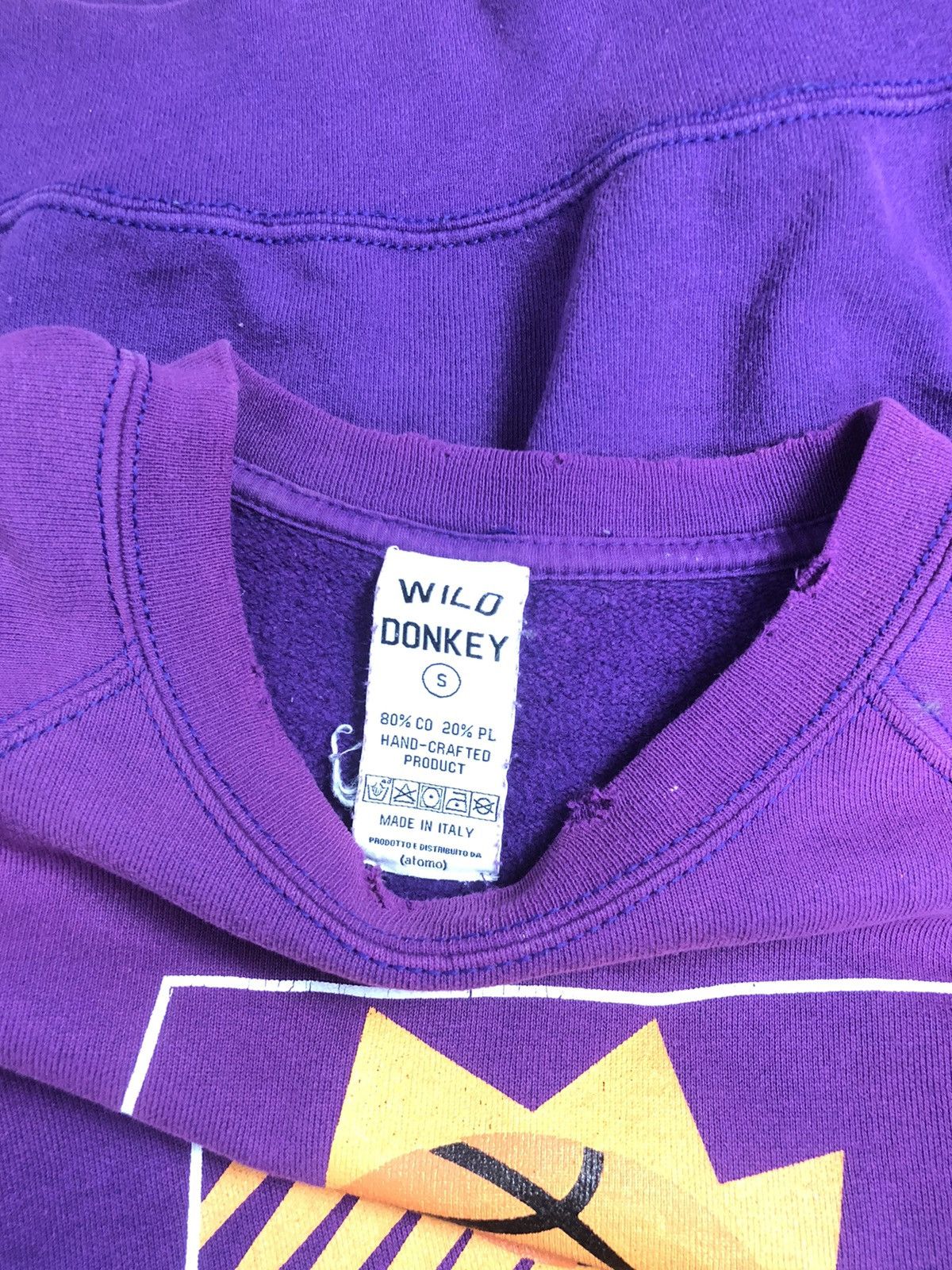 NBA Vintage 90s Pheonix Suns Distressed Fade Sweatshirt Size US L / EU 52-54 / 3 - 9 Thumbnail