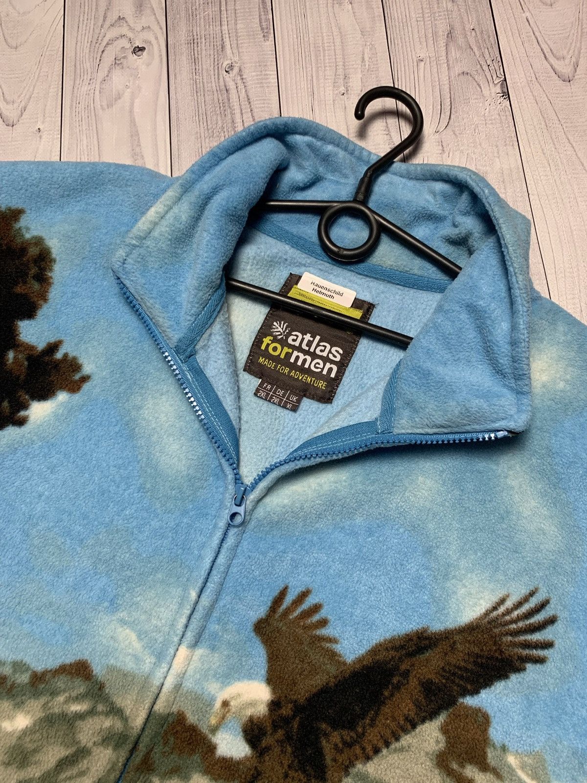 American Eagle Outfitters × Vintage Vintage Fleece jacket Eagle wolf big logo size XXL Size US XXL / EU 58 / 5 - 3 Thumbnail