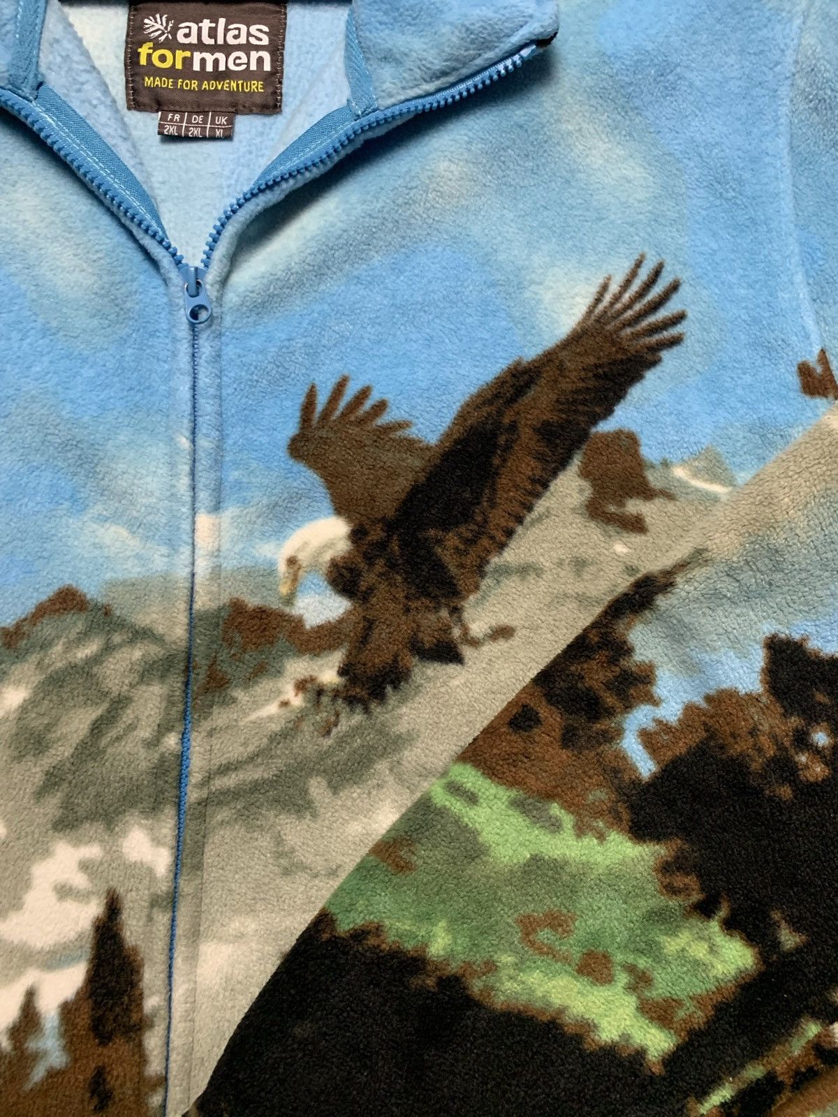 American Eagle Outfitters × Vintage Vintage Fleece jacket Eagle wolf big logo size XXL Size US XXL / EU 58 / 5 - 5 Thumbnail
