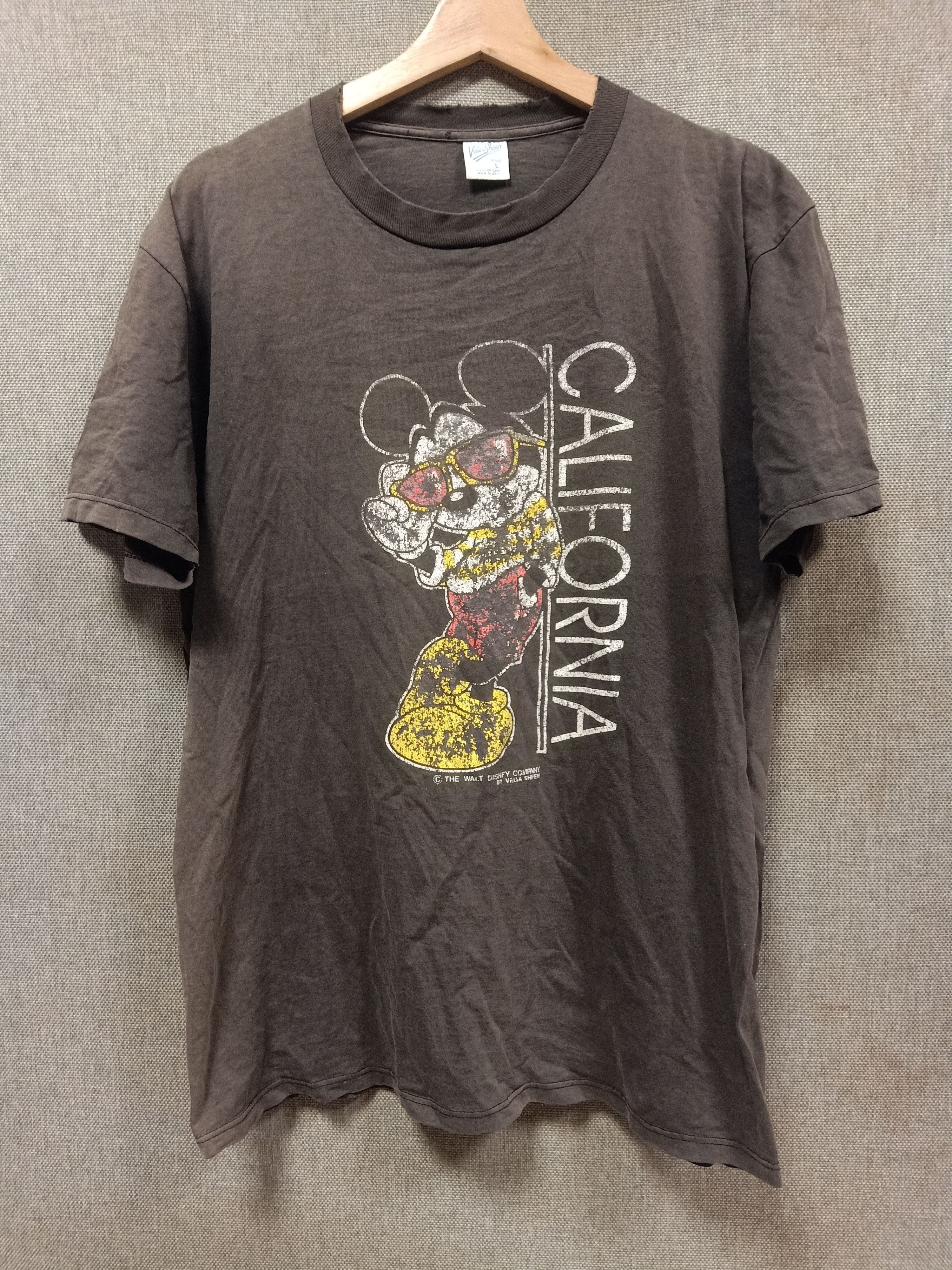 Disney × Velva Sheen × Vintage vintage t shirt mickey mouse distressed made in usa Size US M / EU 48-50 / 2 - 1 Thumbnail