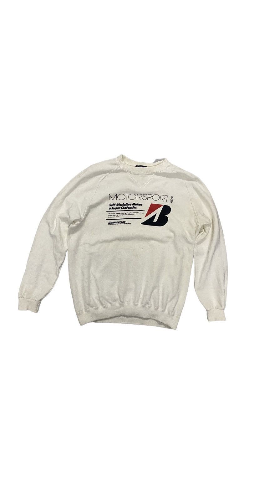 Vintage 🔥Vintage🔥 90’s Bridgestone Racing Team Sweatshirt Size US M / EU 48-50 / 2 - 1 Thumbnail