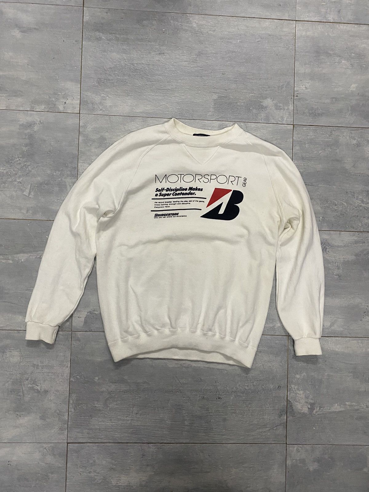 Vintage 🔥Vintage🔥 90’s Bridgestone Racing Team Sweatshirt Size US M / EU 48-50 / 2 - 2 Thumbnail