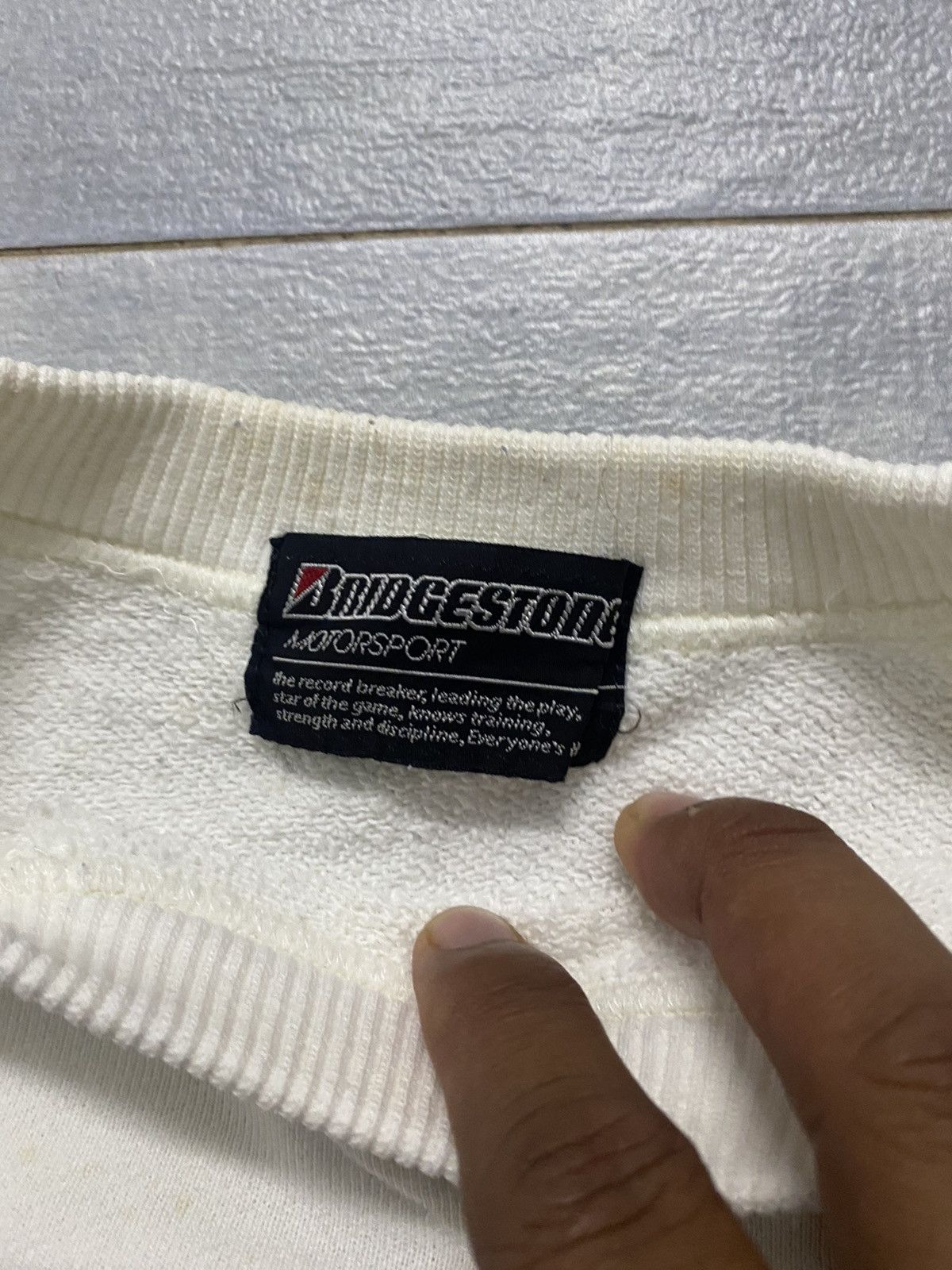 Vintage 🔥Vintage🔥 90’s Bridgestone Racing Team Sweatshirt Size US M / EU 48-50 / 2 - 6 Thumbnail