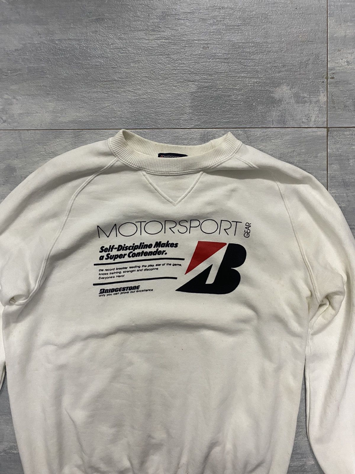 Vintage 🔥Vintage🔥 90’s Bridgestone Racing Team Sweatshirt Size US M / EU 48-50 / 2 - 3 Thumbnail