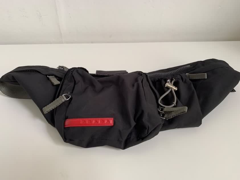 Prada utility shop waist bag