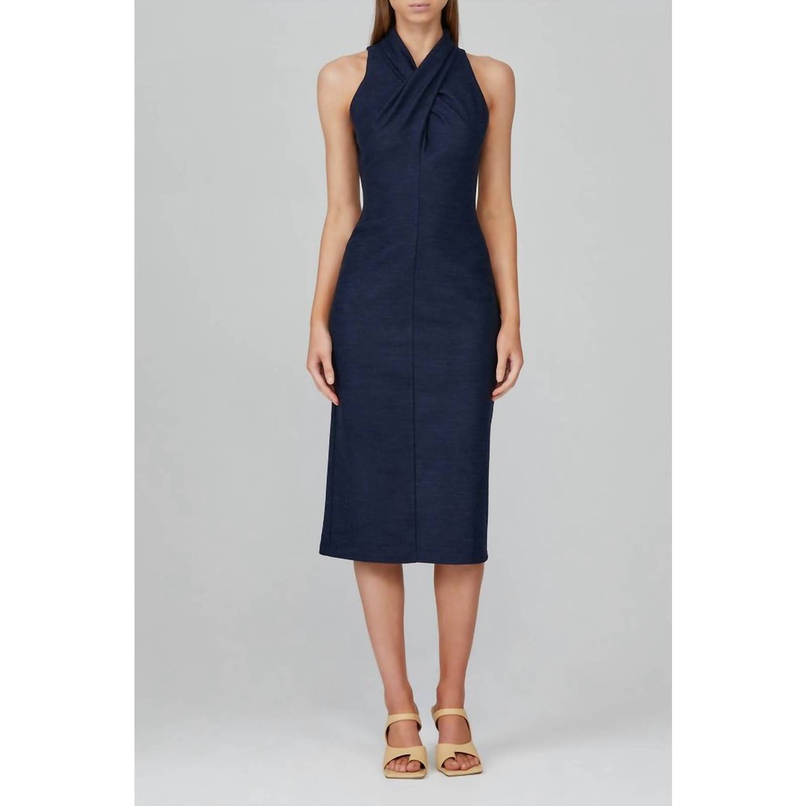 Acler Kensington Dress In Navy | Grailed