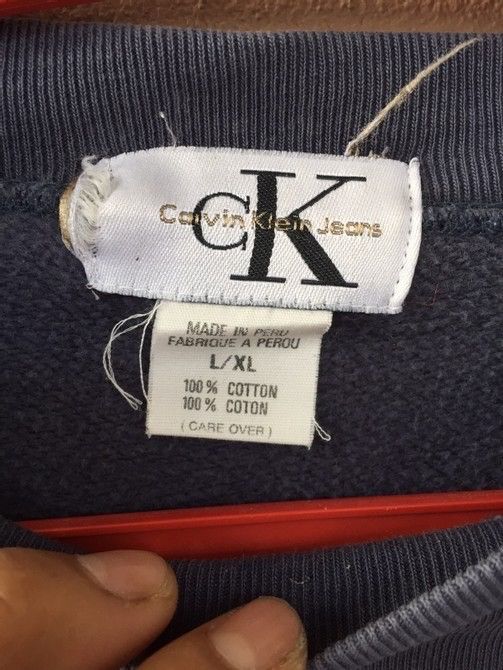 Calvin Klein × Japanese Brand Sweatshirt Calvin Klein Box Logo 2005’s Size US L / EU 52-54 / 3 - 3 Thumbnail
