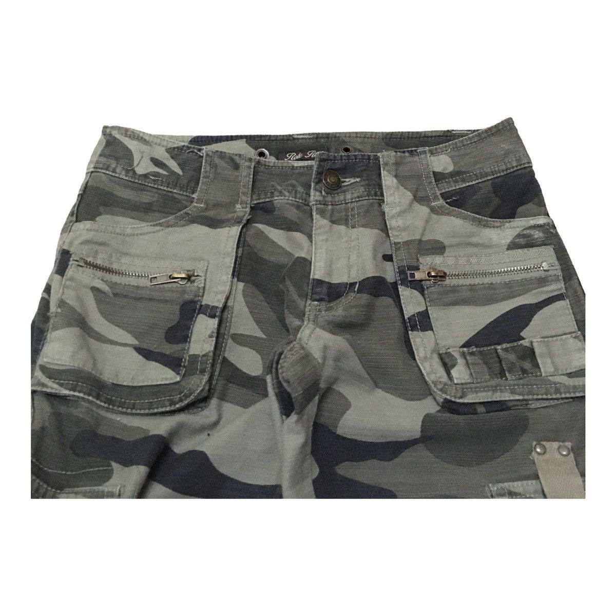 If Six Was Nine Rare Design Vintage Roterose Tactical Flared Cargo 1990s Size US 26 / EU 42 - 7 Thumbnail