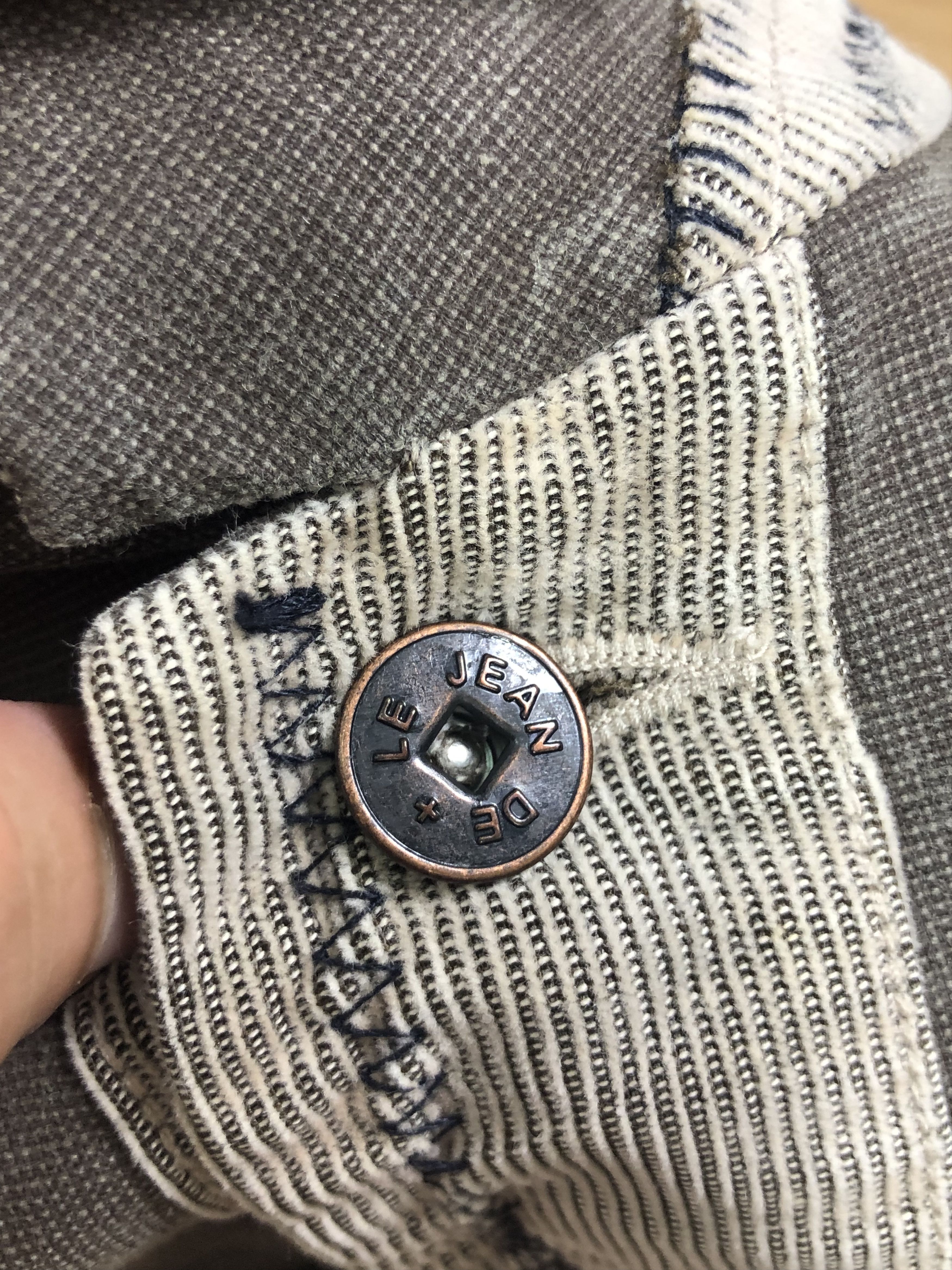 Marithe + Francois Girbaud RARE🔥VINTAGE 90’S GIRBAUD CORDUROY JACKET Size XS / US 0-2 / IT 36-38 - 7 Thumbnail