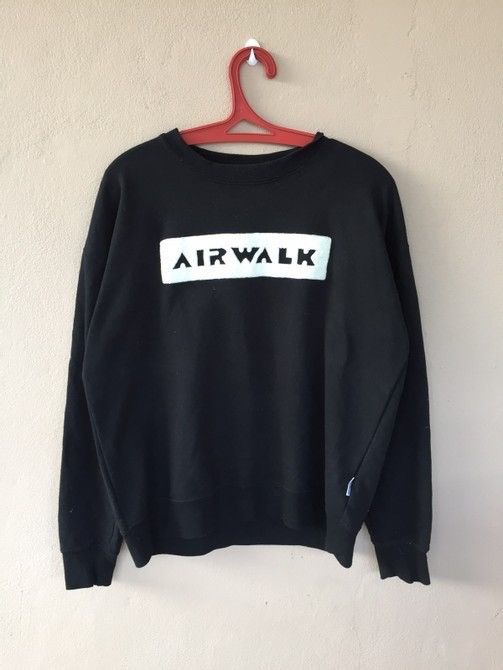 Airwalk × Japanese Brand Sweatshirt AirWalk Box Logo Skateboard 2005’s Size US M / EU 48-50 / 2 - 2 Thumbnail