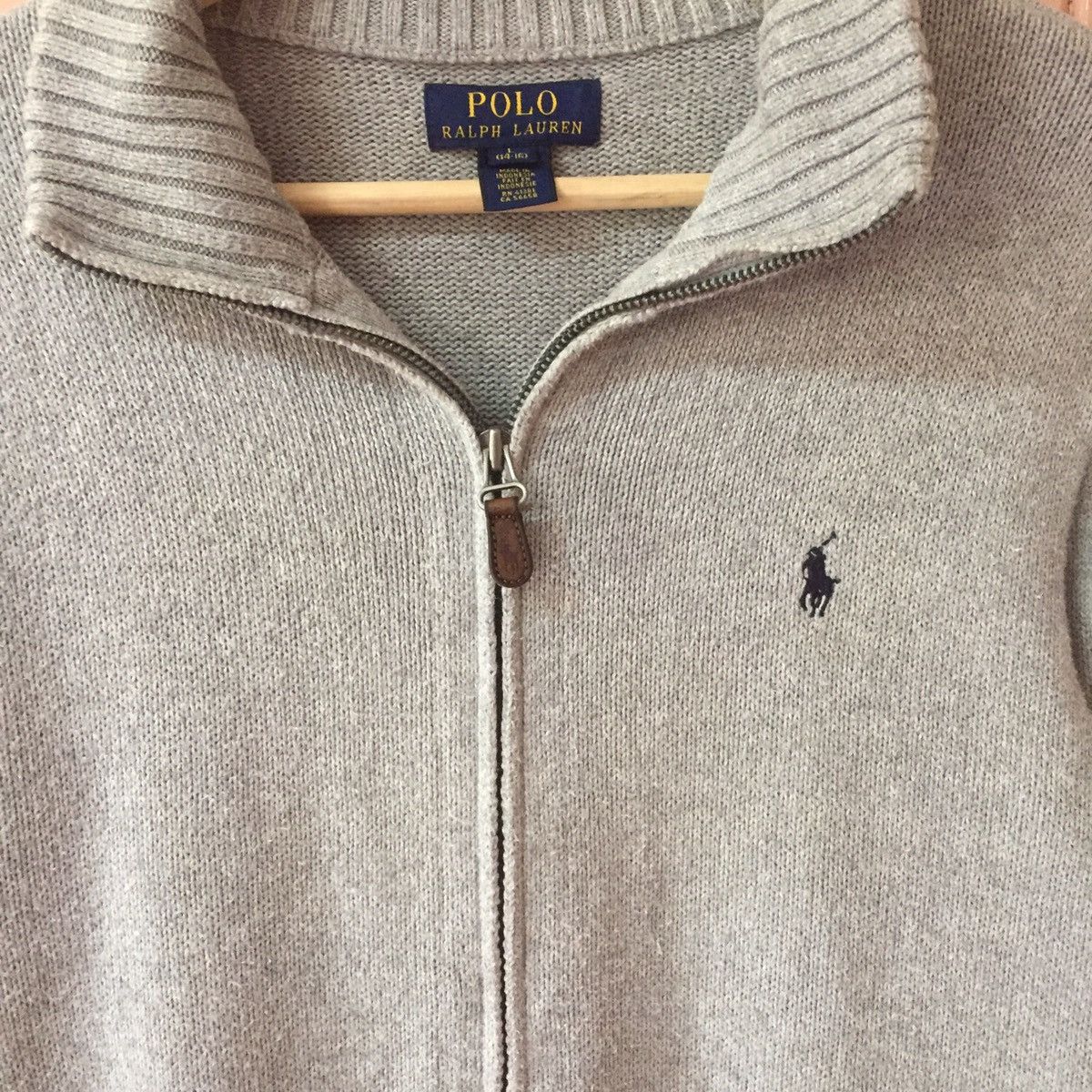 Japanese Brand Vintage 90’s Polo Ralph Lauren Sweater with zipper Size M / US 6-8 / IT 42-44 - 4 Thumbnail