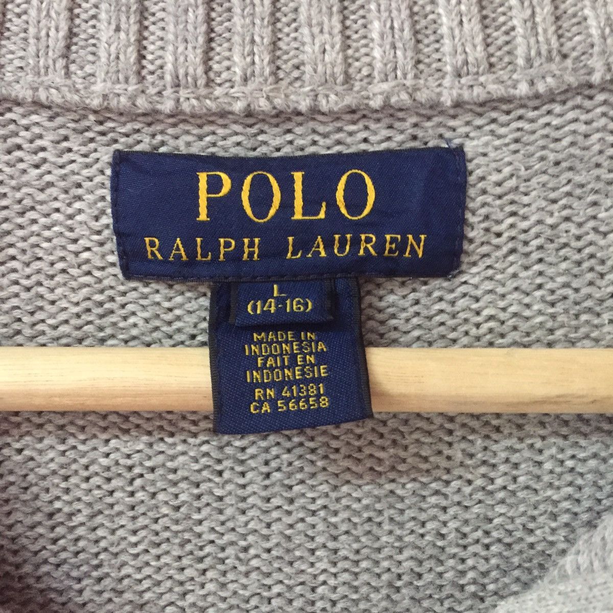Japanese Brand Vintage 90’s Polo Ralph Lauren Sweater with zipper Size M / US 6-8 / IT 42-44 - 6 Thumbnail