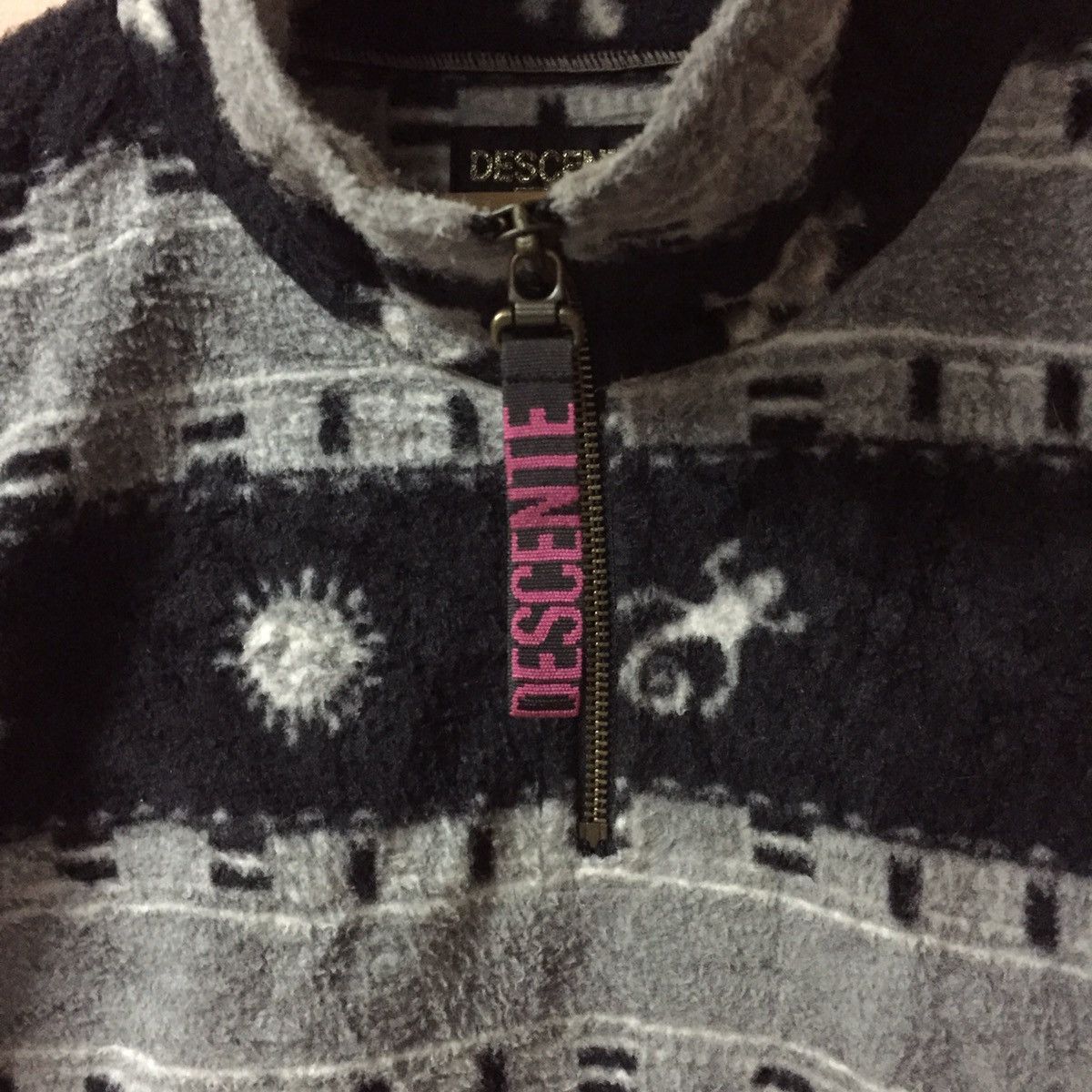 Descente Vintage Fleece 90’s Descente Zipper Long Sleeve Size US L / EU 52-54 / 3 - 3 Thumbnail