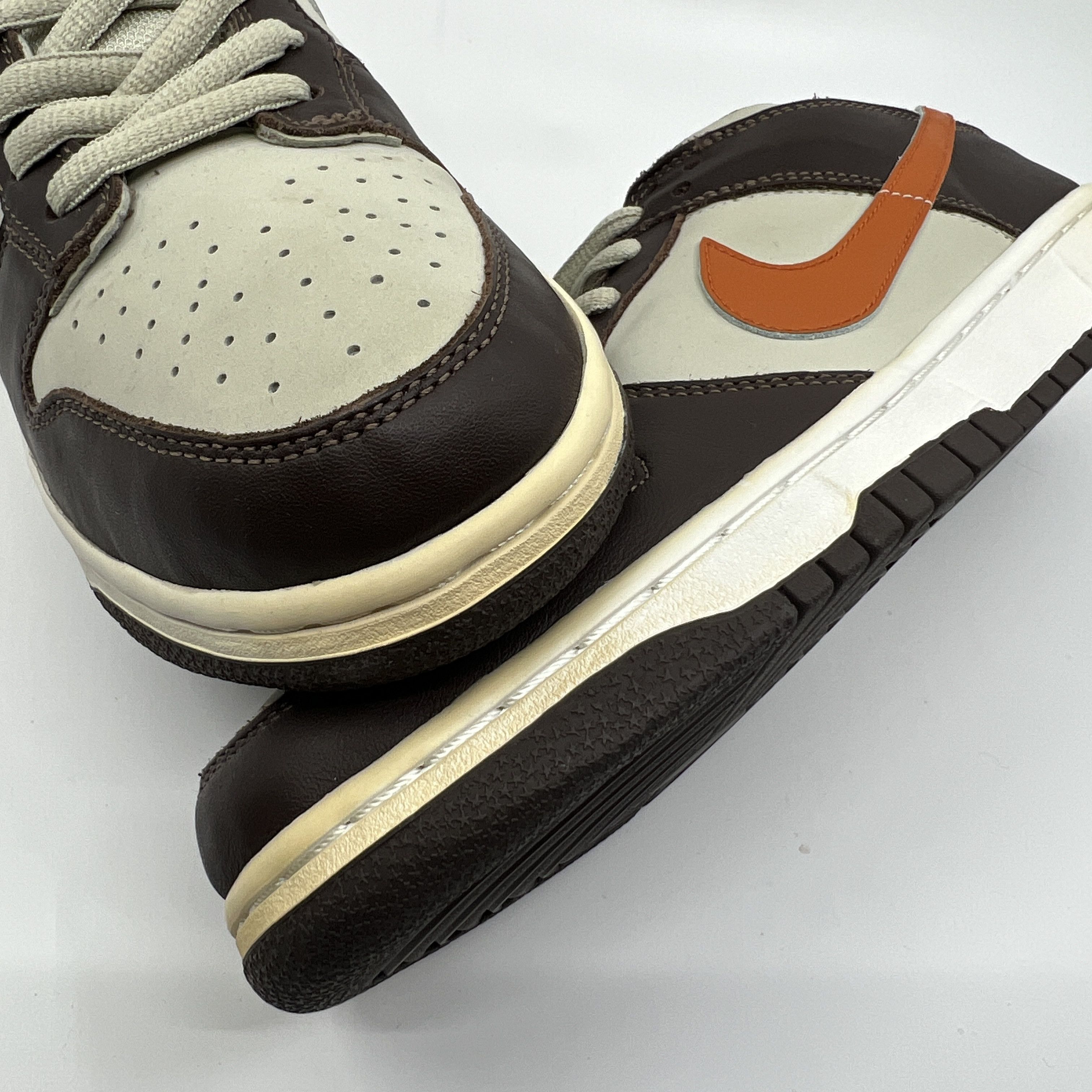 Nike Nike SB Dunk Low Sample Size 9 Light Stone/Mesa Orange/Brown Size US 9 / EU 42 - 6 Thumbnail