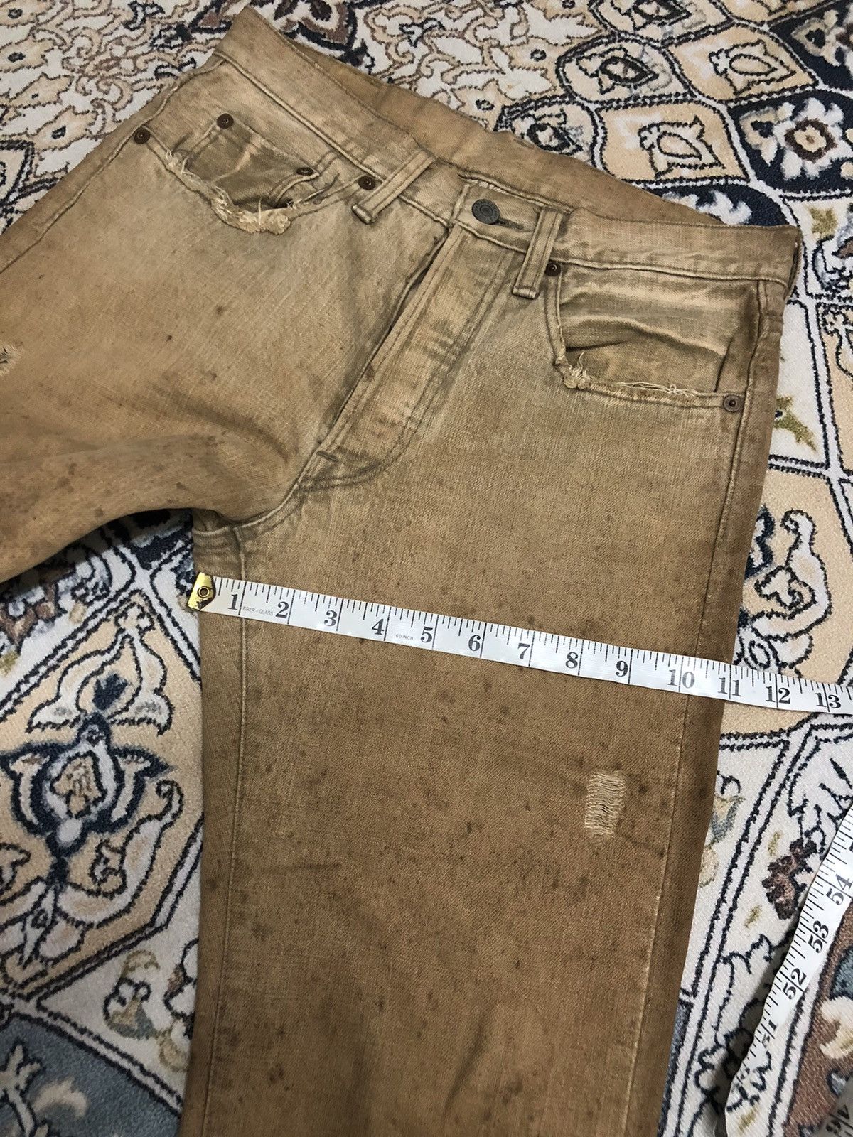 Studio D'Artisan Rare❗️Vintage Studio D Artisan Distressed Denim Like Kapital Size US 30 / EU 46 - 21 Thumbnail