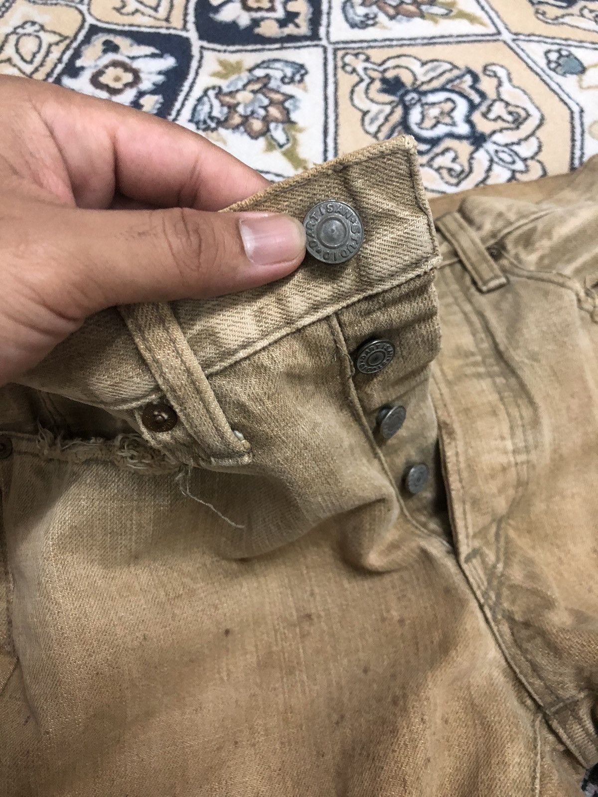 Studio D'Artisan Rare❗️Vintage Studio D Artisan Distressed Denim Like Kapital Size US 30 / EU 46 - 10 Thumbnail