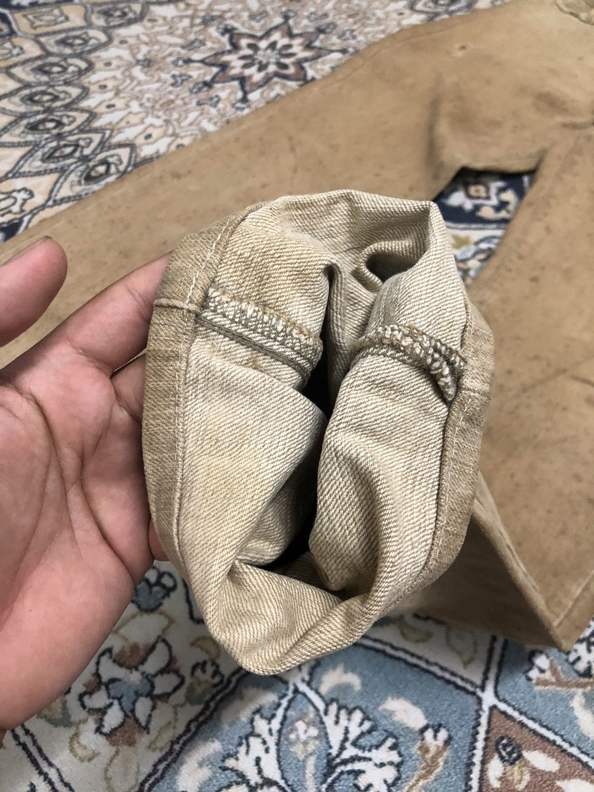Studio D'Artisan Rare❗️Vintage Studio D Artisan Distressed Denim Like Kapital Size US 30 / EU 46 - 7 Thumbnail