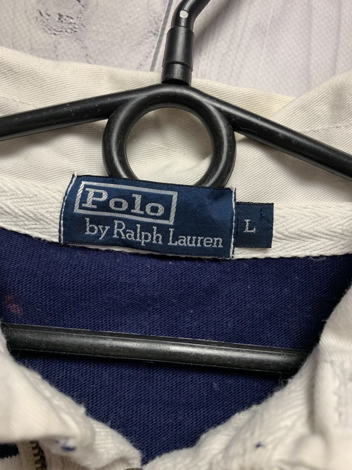Polo Ralph Lauren × Vintage Vintage Polo Ralph Lauren rugby zip 1/4 size L Size US L / EU 52-54 / 3 - 7 Thumbnail