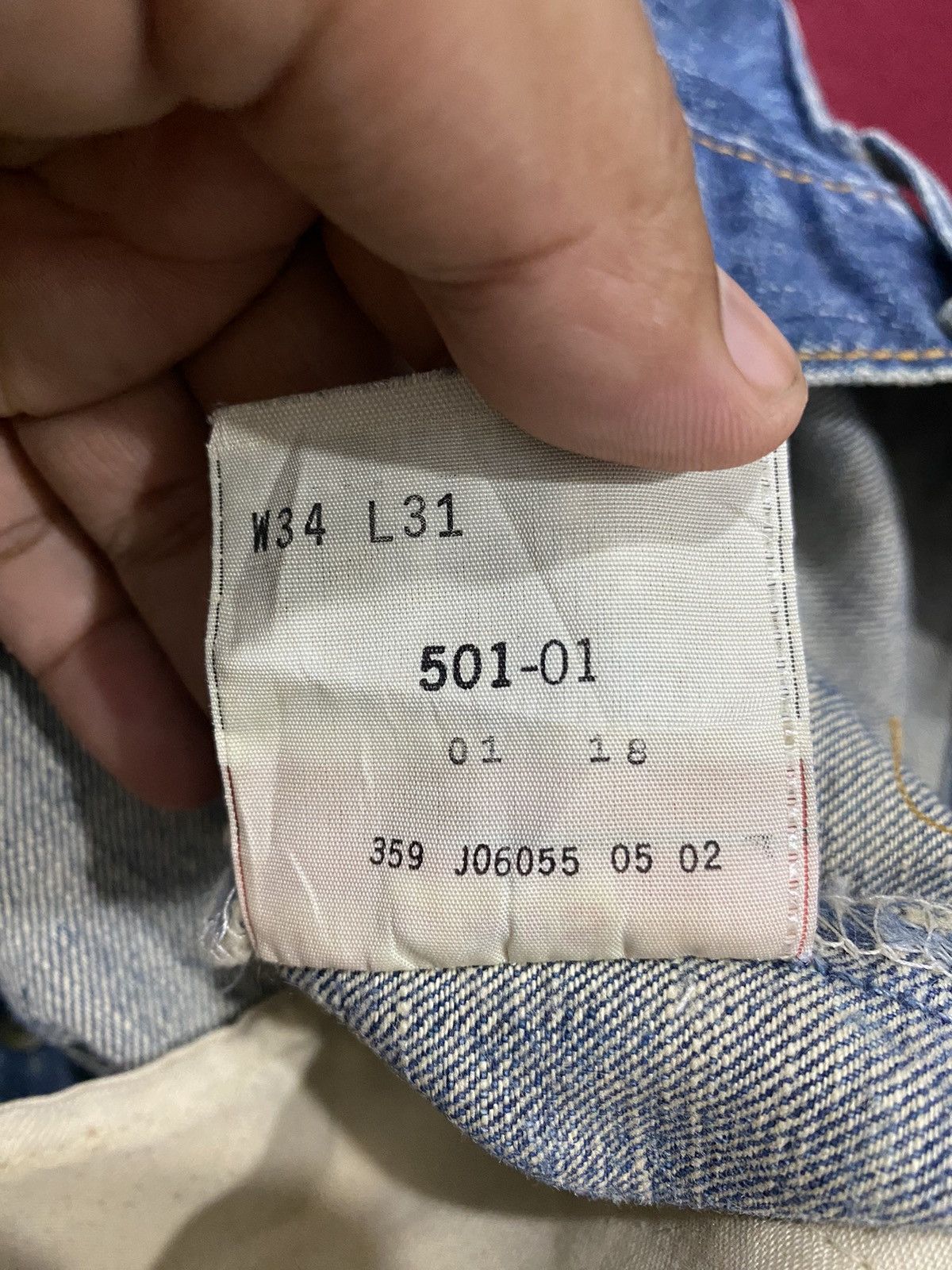 Levi's Vintage Clothing VINTAGE LEVIS 501 DISTRESS EMILY PATCH Size US 34 / EU 50 - 8 Thumbnail