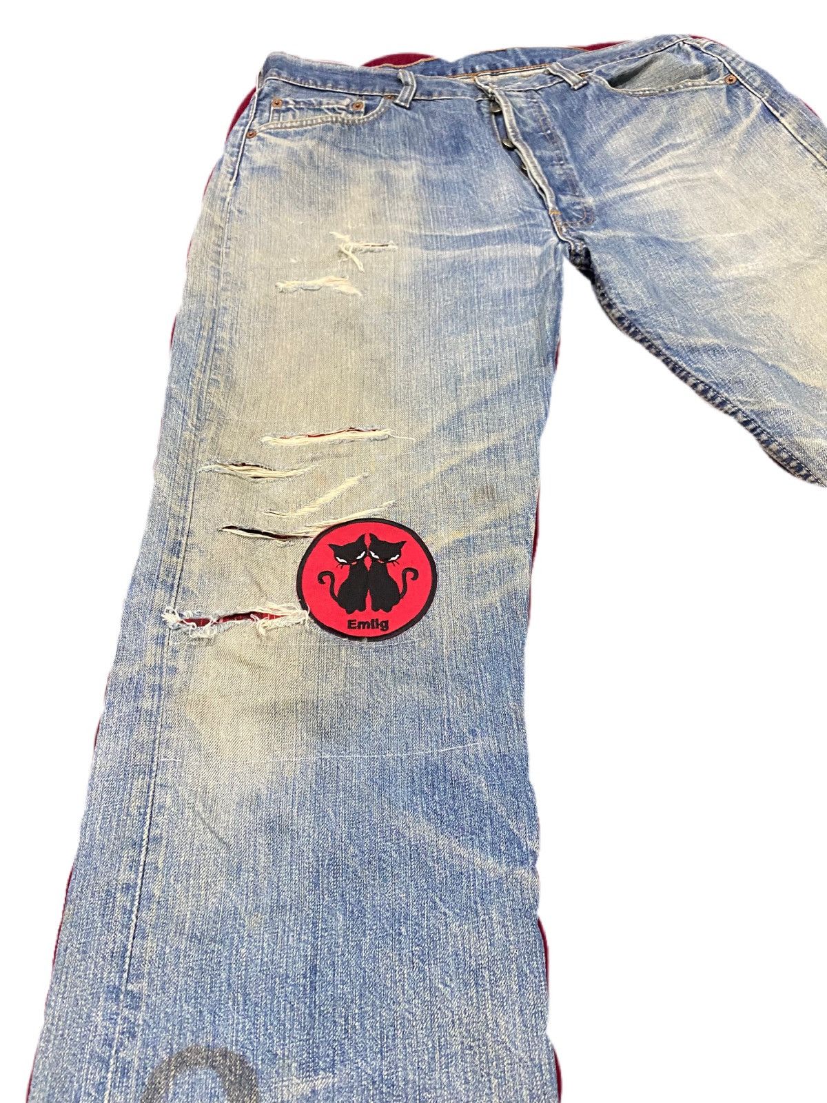 Levi's Vintage Clothing VINTAGE LEVIS 501 DISTRESS EMILY PATCH Size US 34 / EU 50 - 3 Thumbnail