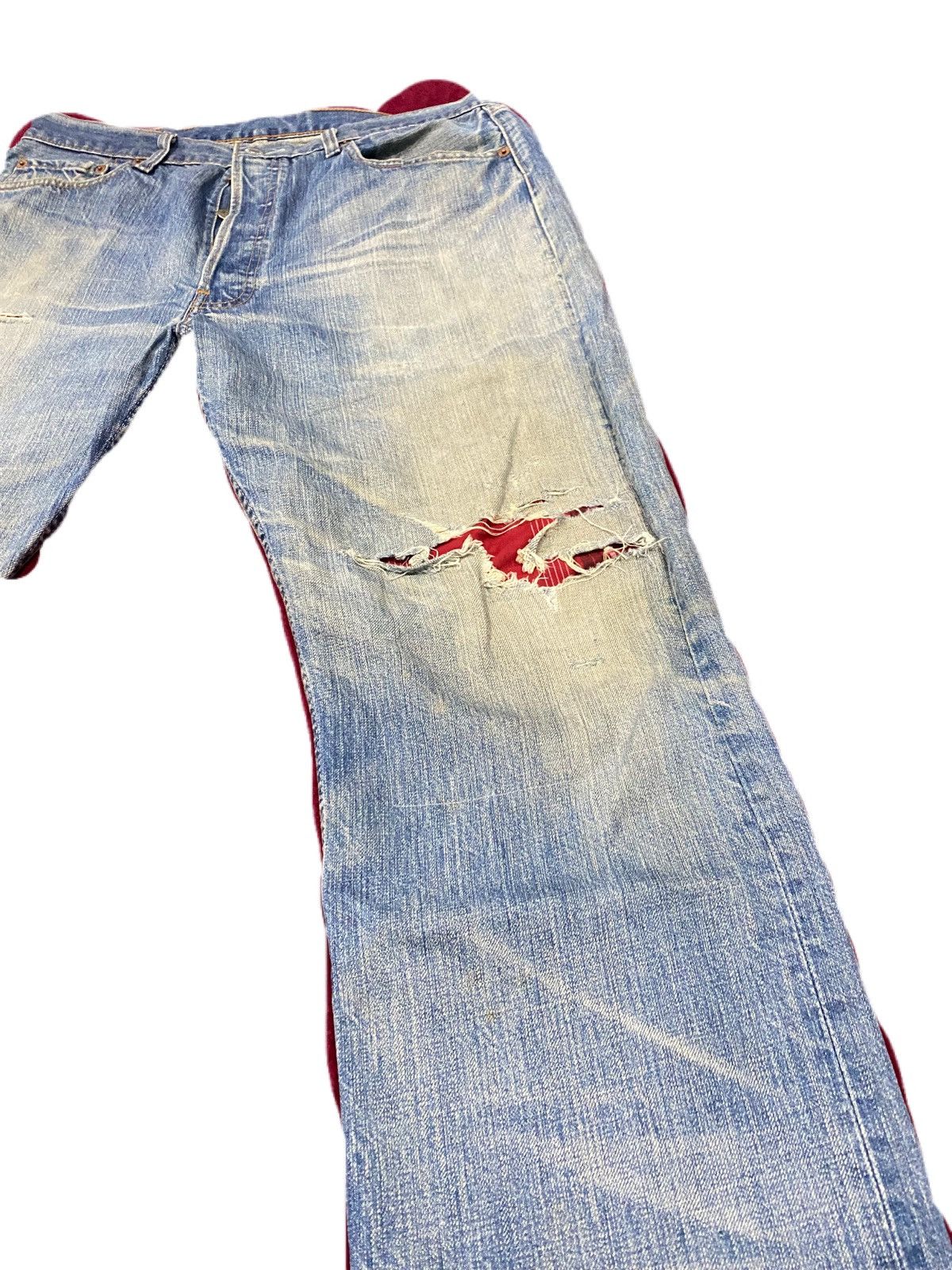 Levi's Vintage Clothing VINTAGE LEVIS 501 DISTRESS EMILY PATCH Size US 34 / EU 50 - 2 Thumbnail