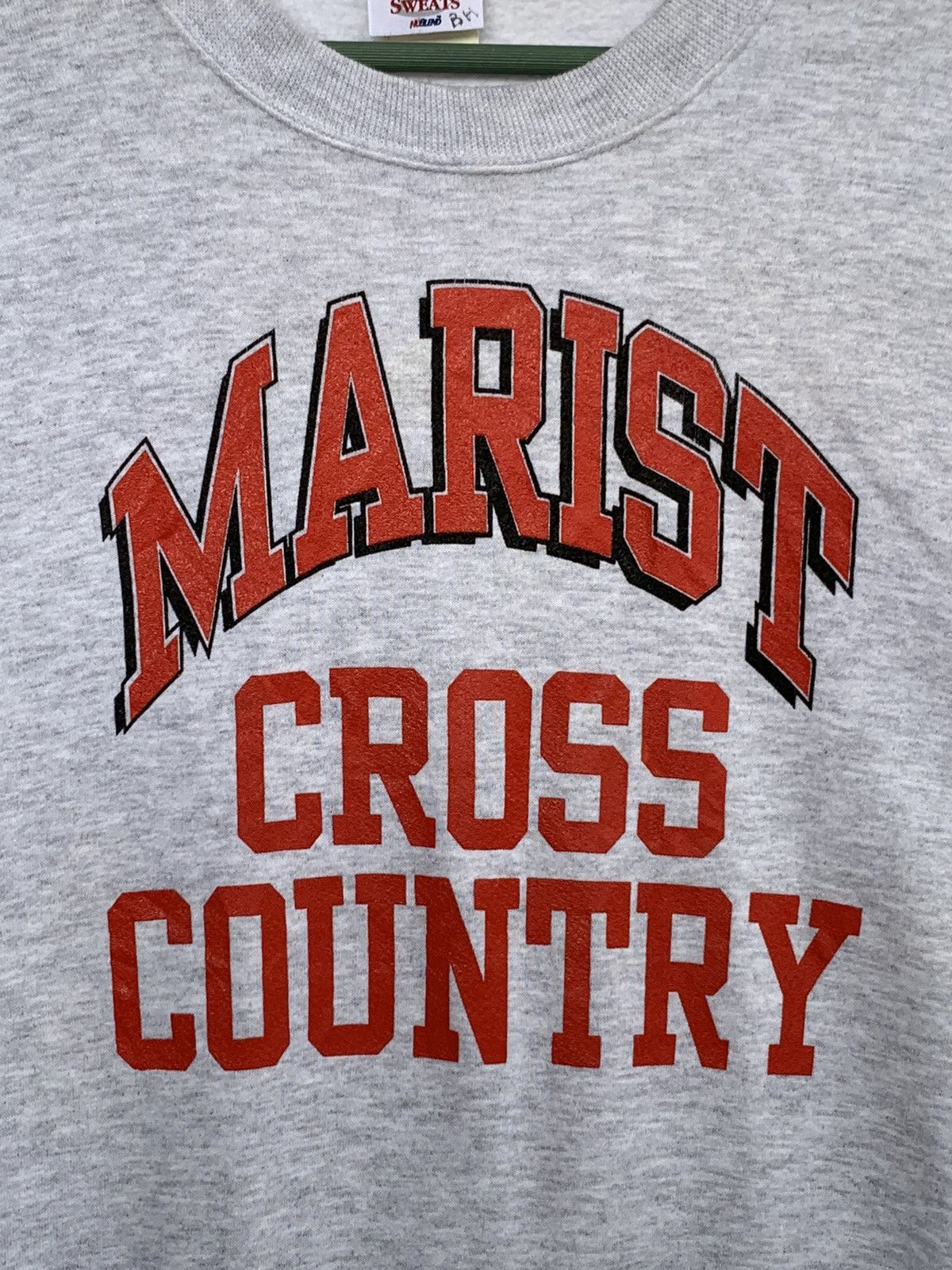 Jerzees Vintage 90s Marist Cross County Sweatshirt Size US XL / EU 56 / 4 - 3 Thumbnail