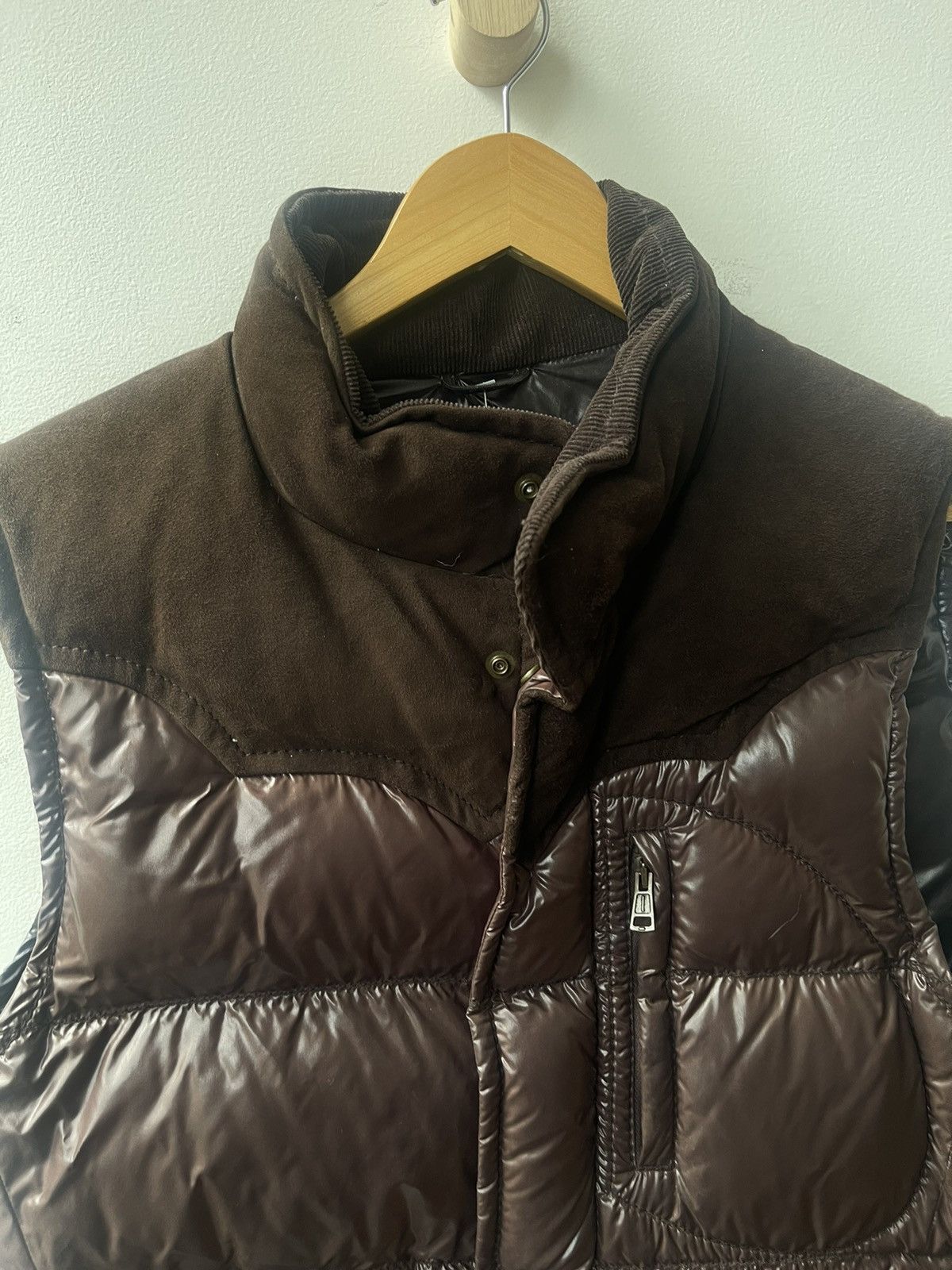 Number (N)ine AW07 Hybrid Suede Down Vest Size US M / EU 48-50 / 2 - 5 Thumbnail