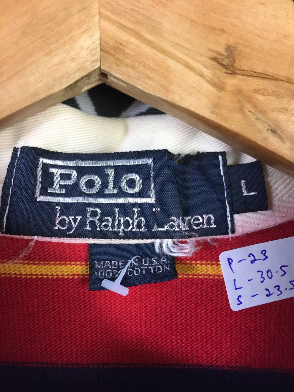Polo Ralph Lauren Vtg 90s Polo Ralph Lauren Lion Logo Rugby Polo Tee Size US L / EU 52-54 / 3 - 12 Thumbnail