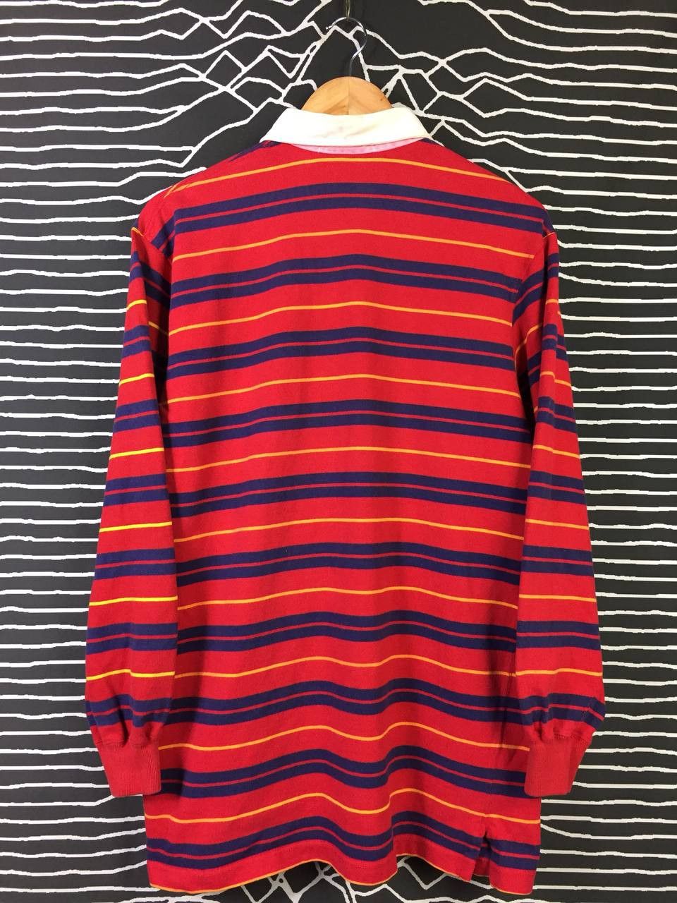 Polo Ralph Lauren Vtg 90s Polo Ralph Lauren Lion Logo Rugby Polo Tee Size US L / EU 52-54 / 3 - 8 Thumbnail