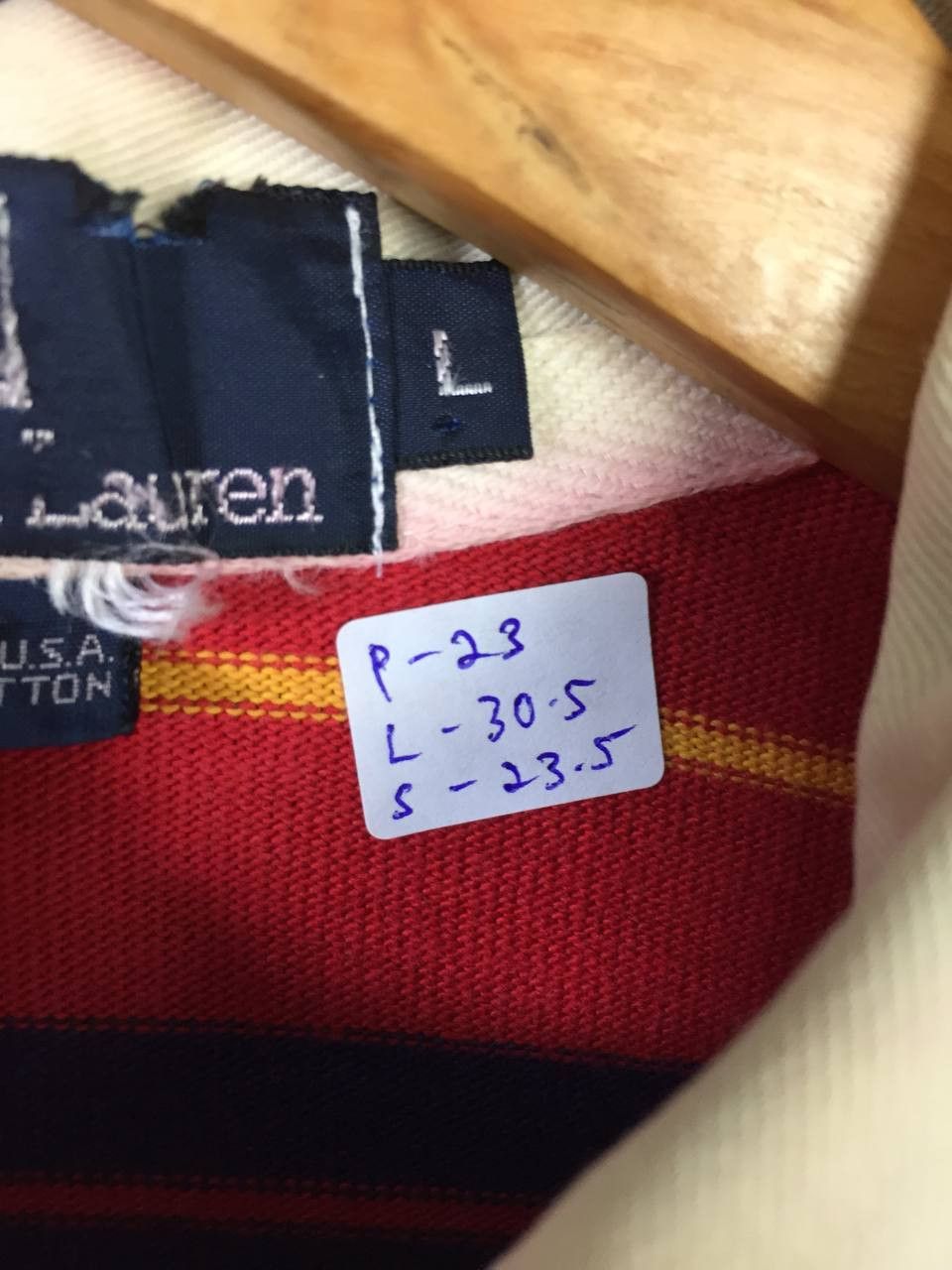 Polo Ralph Lauren Vtg 90s Polo Ralph Lauren Lion Logo Rugby Polo Tee Size US L / EU 52-54 / 3 - 14 Thumbnail
