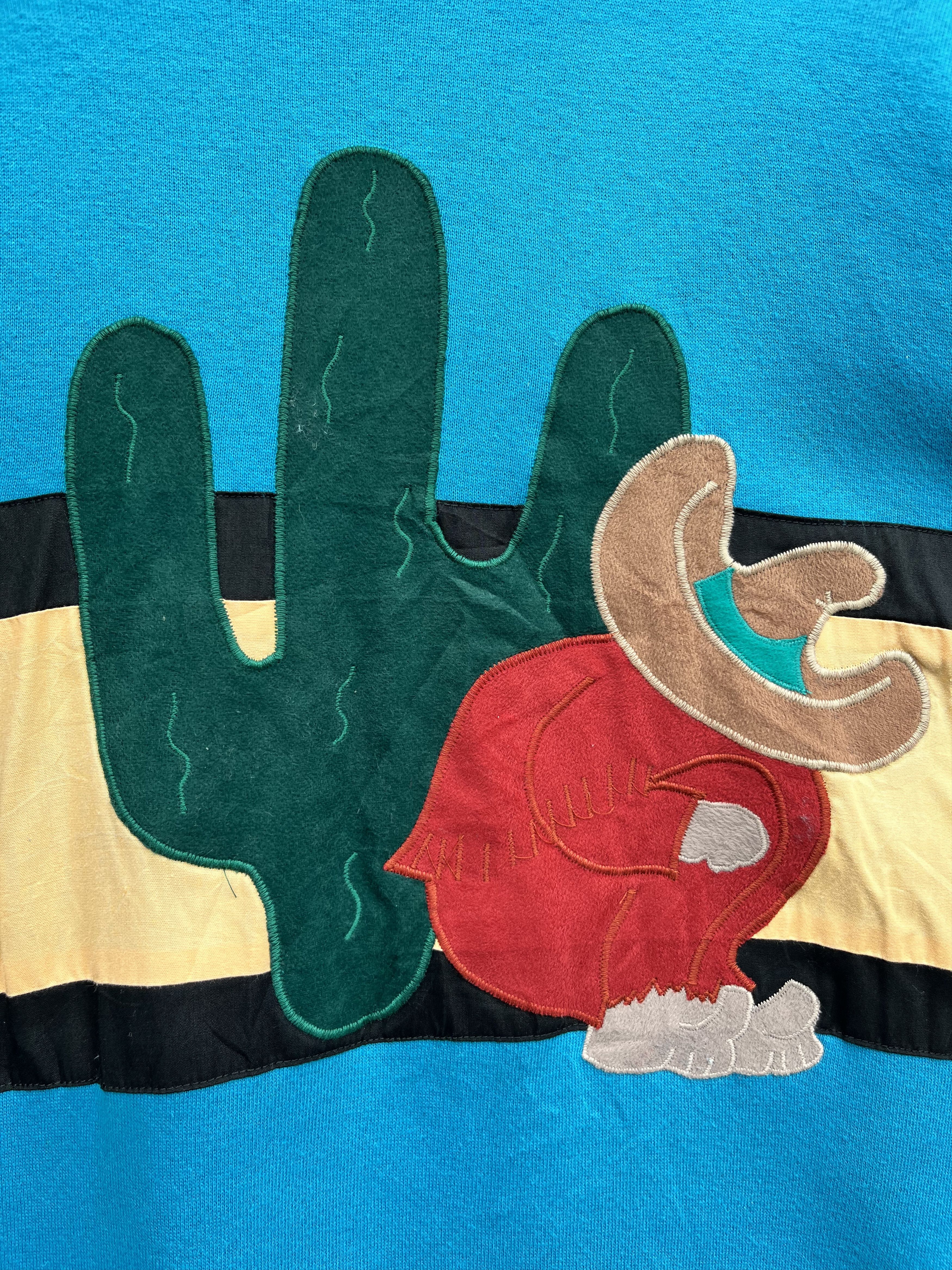 Jerzees Vintage 90s Deserts Art Sweatshirt Size US L / EU 52-54 / 3 - 4 Thumbnail