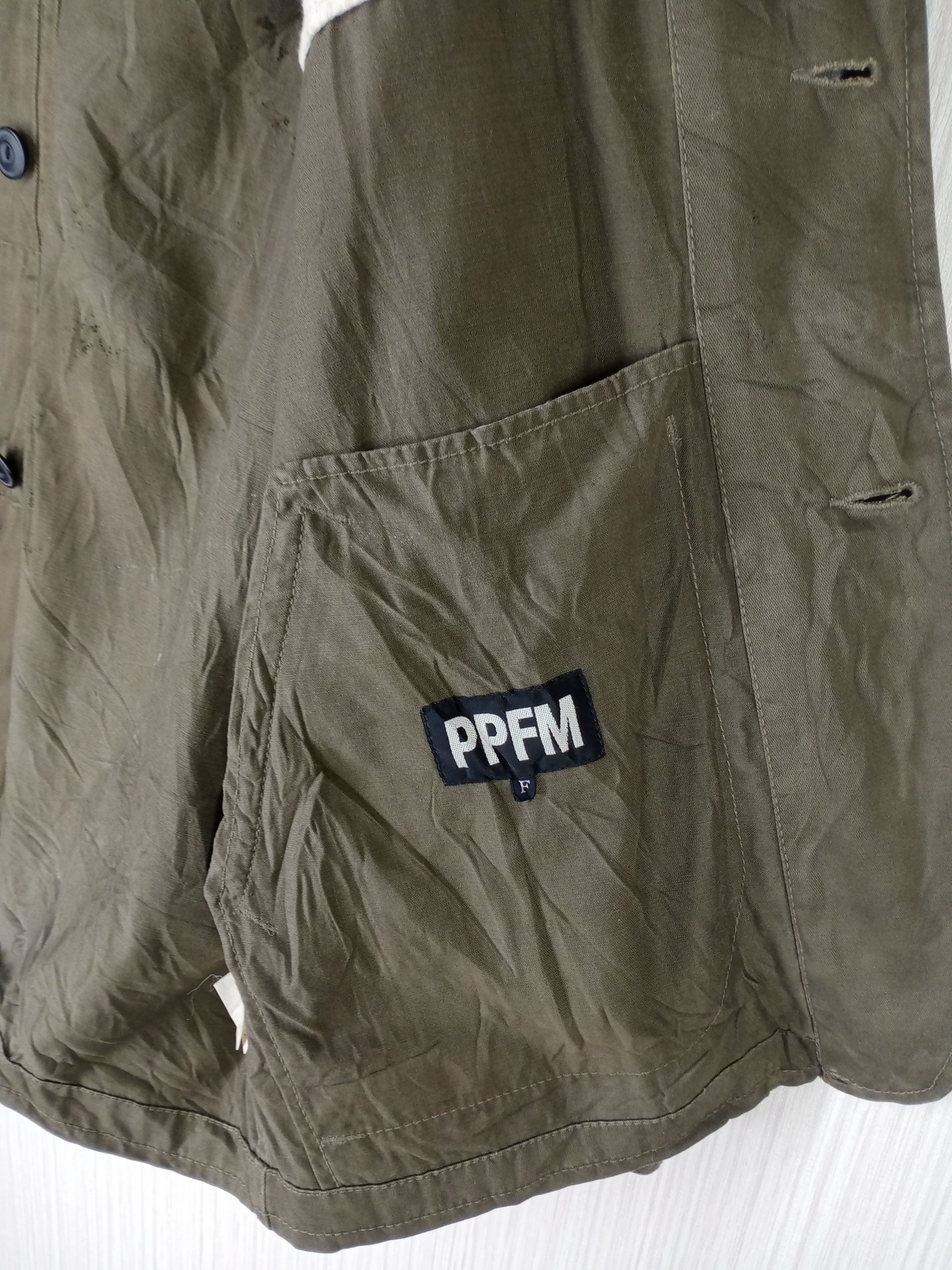 PPFM Vintage PPFM Button Up Army Style Jacket Size US L / EU 52-54 / 3 - 6 Thumbnail