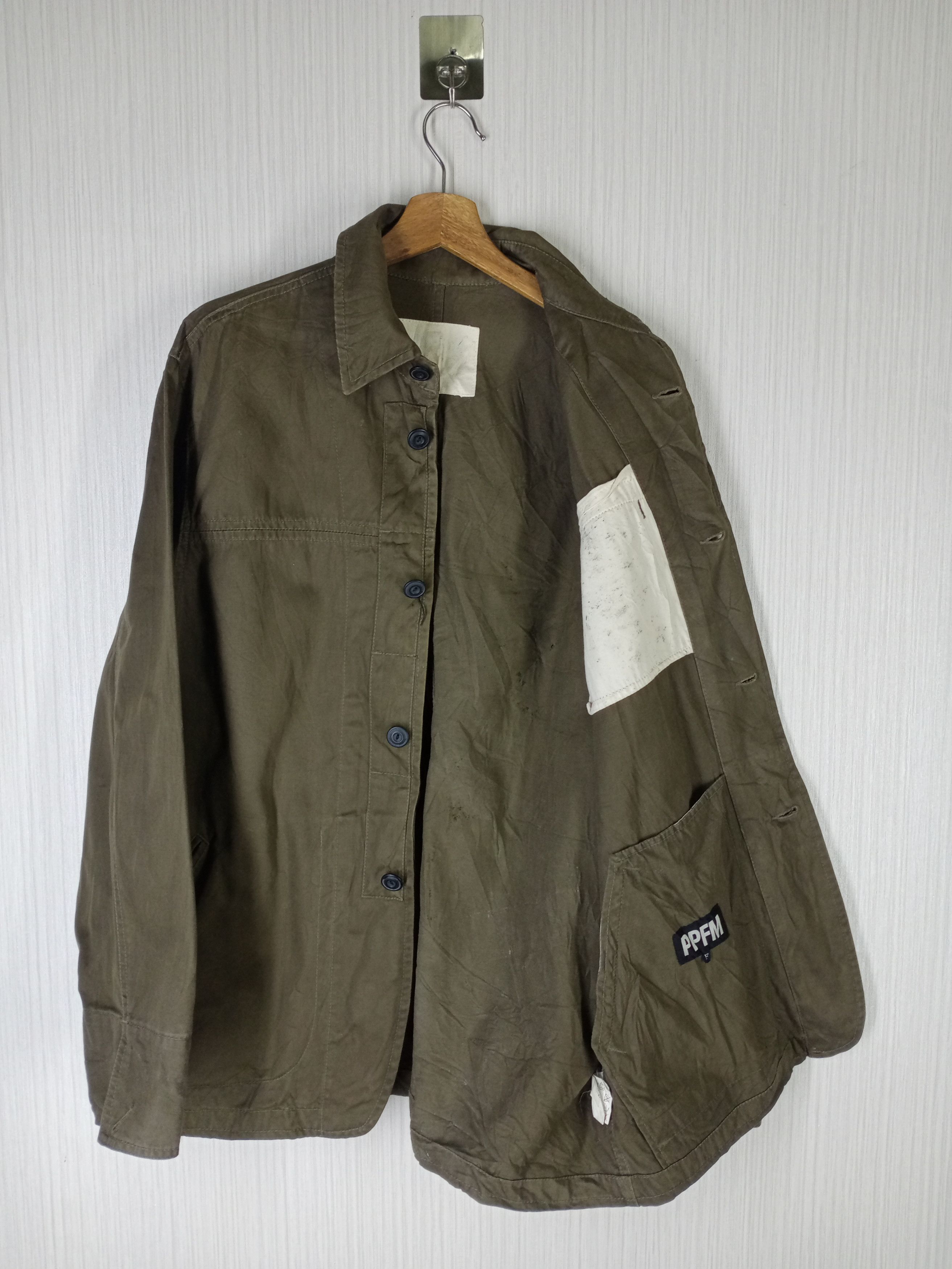 PPFM Vintage PPFM Button Up Army Style Jacket Size US L / EU 52-54 / 3 - 3 Thumbnail