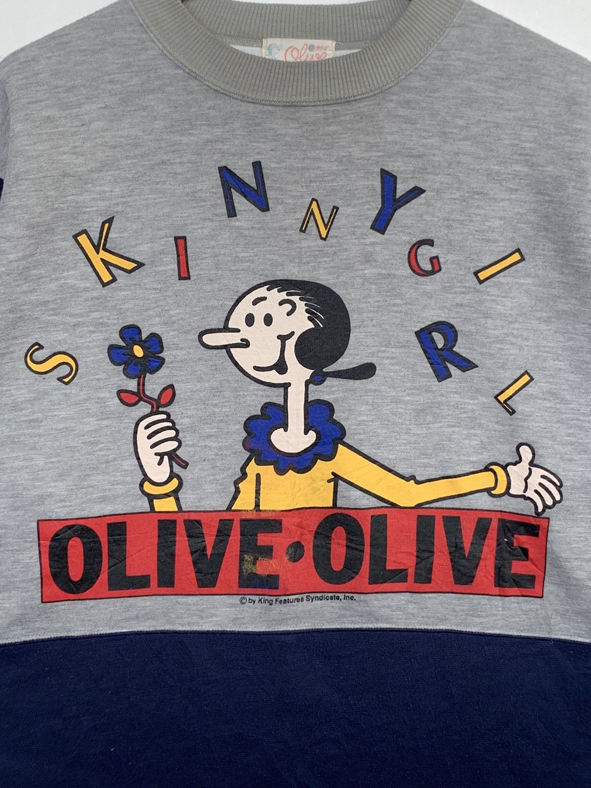 Cartoon Network × Disney × Vintage Vintage 80s Olive Olive Long Sleeve Shirt Size M / US 6-8 / IT 42-44 - 3 Thumbnail