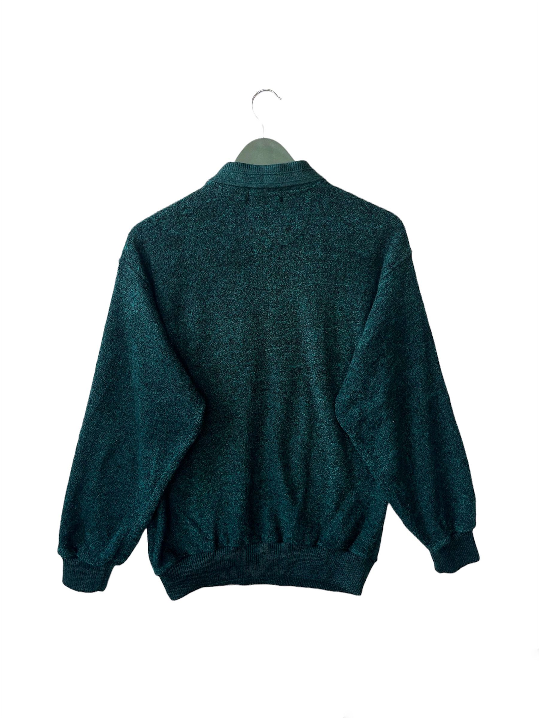 Japanese Brand Vintage ZealZip Knitwear Half Button Sweatshirt Size US M / EU 48-50 / 2 - 2 Thumbnail