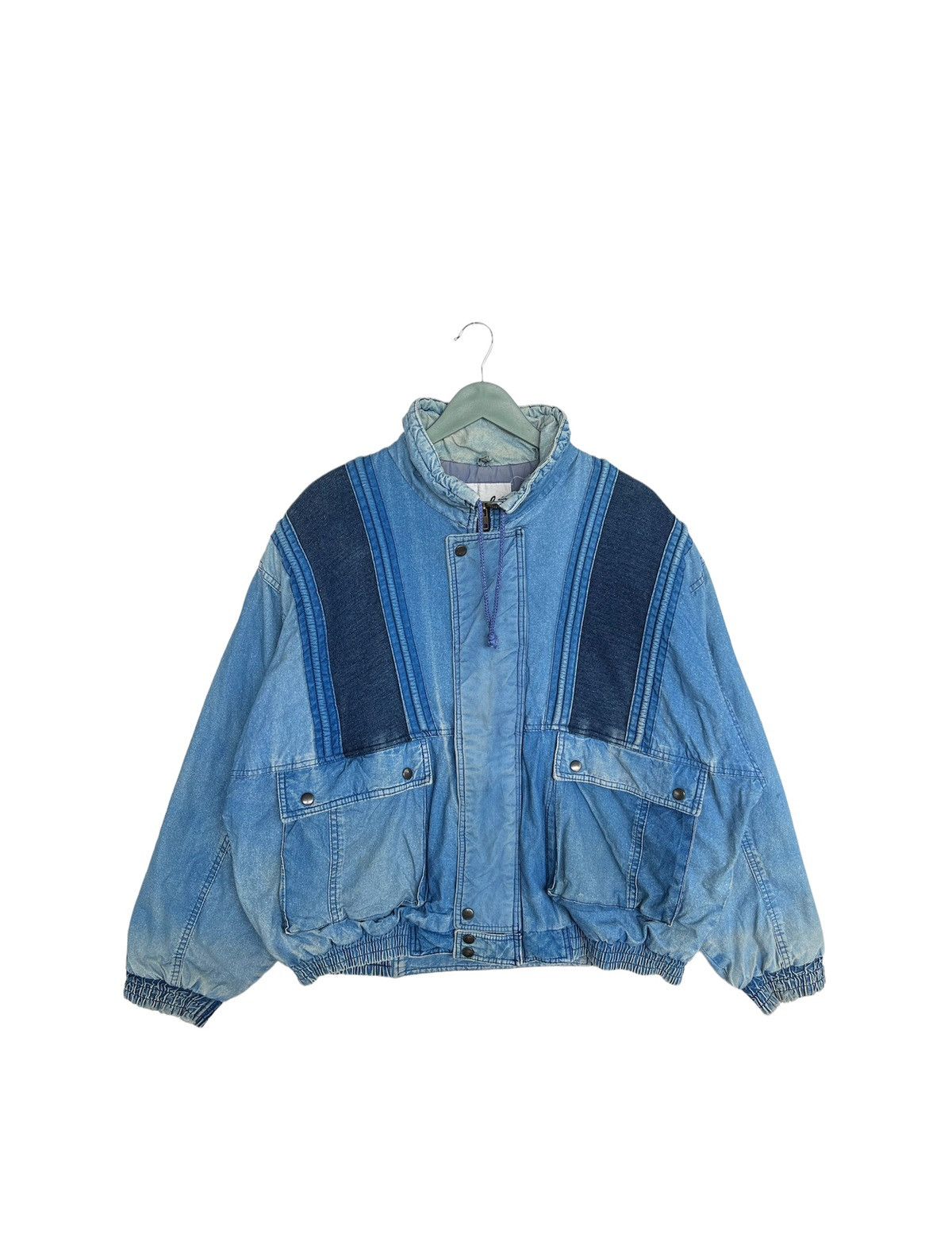 Japanese Brand Vintage MamPhoto Denim Jacket Size XXL / US 16-18 / IT 52-54 - 1 Thumbnail