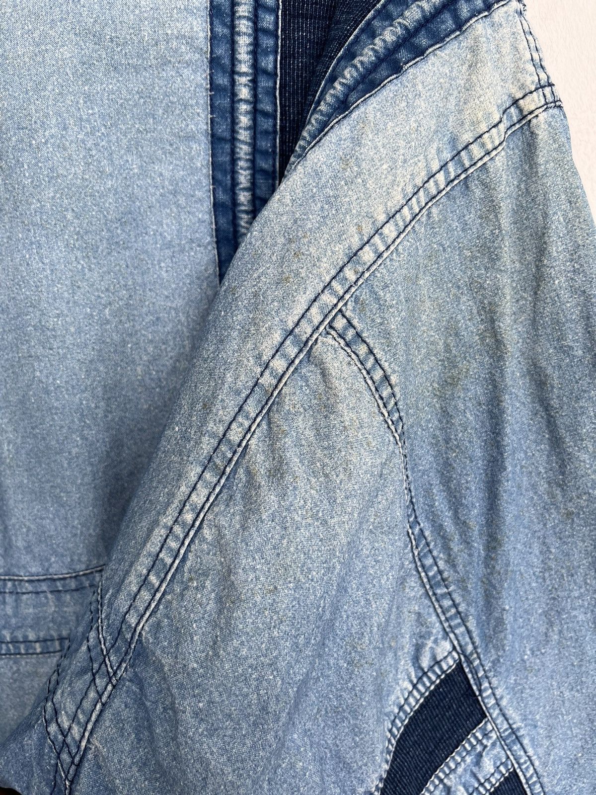 Japanese Brand Vintage MamPhoto Denim Jacket Size XXL / US 16-18 / IT 52-54 - 8 Thumbnail