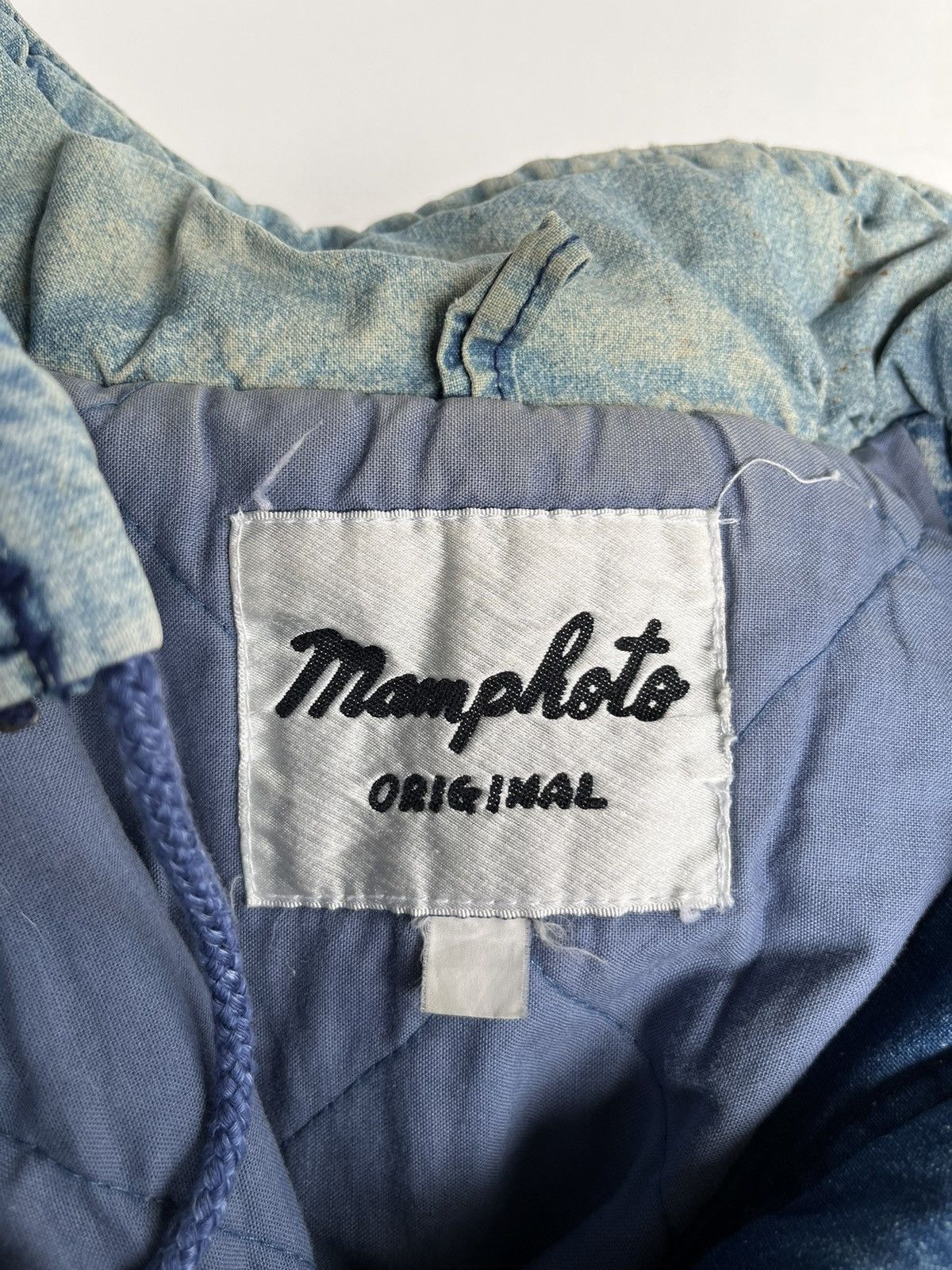 Japanese Brand Vintage MamPhoto Denim Jacket Size XXL / US 16-18 / IT 52-54 - 9 Thumbnail