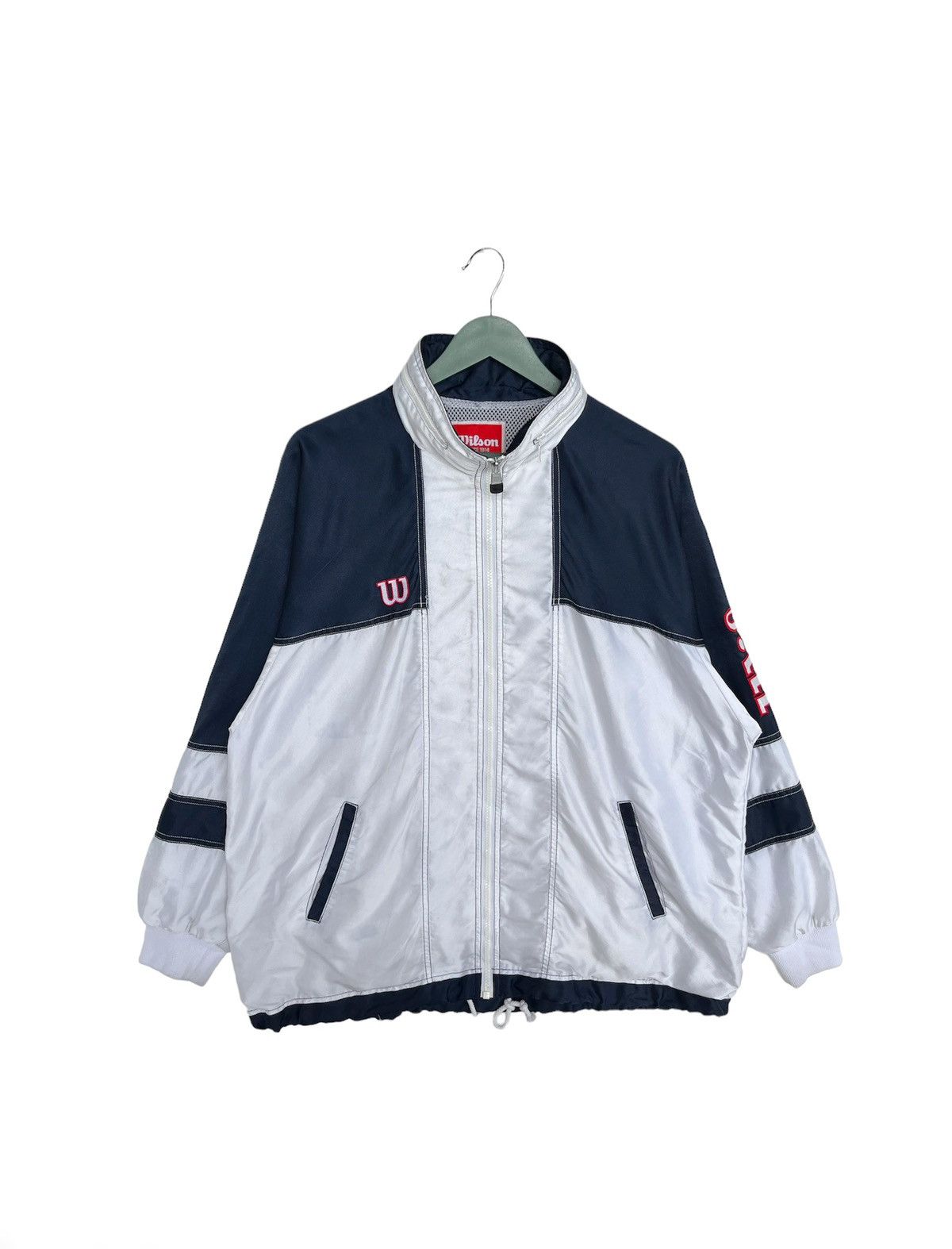 Vintage Vintage Wilson Windbreaker Jacket Size US L / EU 52-54 / 3 - 1 Thumbnail