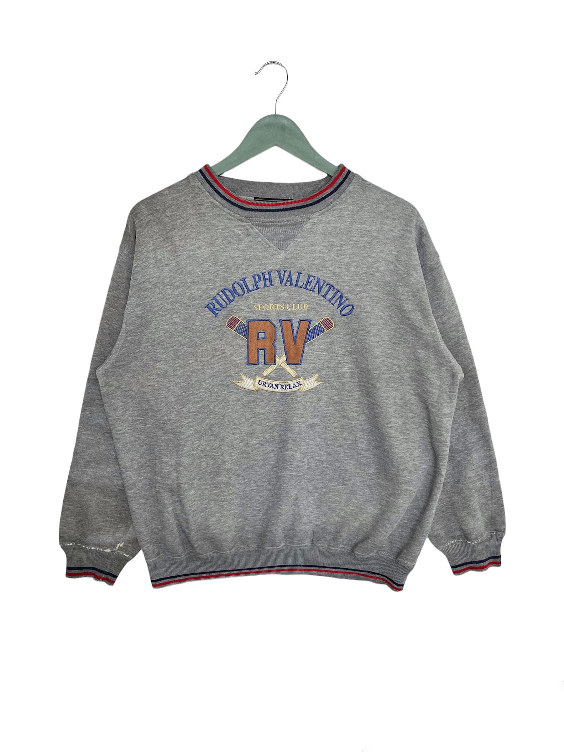 Designer Vintage Rudolph Valentino Sweatshirt Size US M / EU 48-50 / 2 - 1 Thumbnail