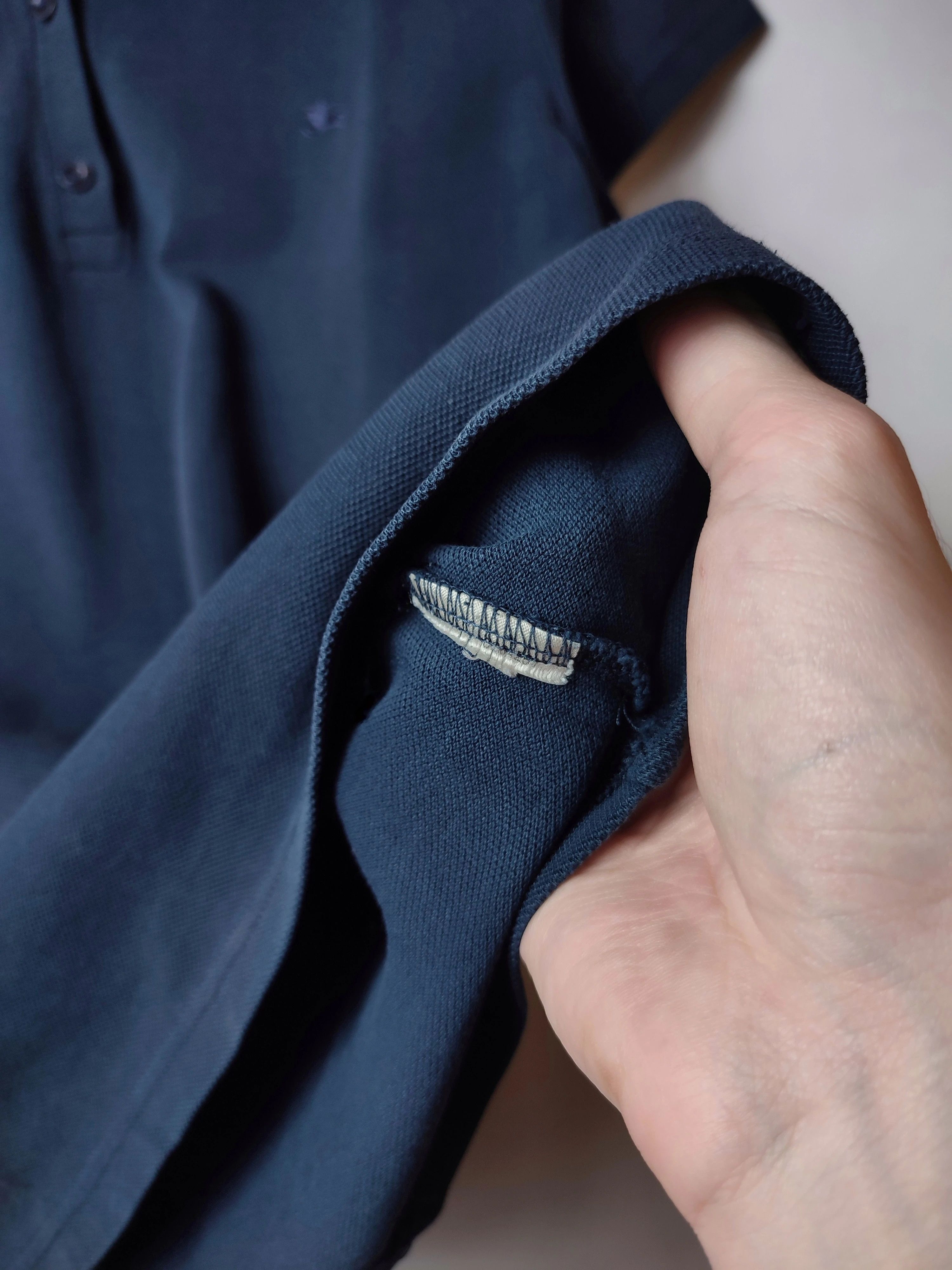 Burberry Burberry Brit Nova Check Navy Polo t-shirt Size XL / US 12-14 / IT 48-50 - 7 Thumbnail